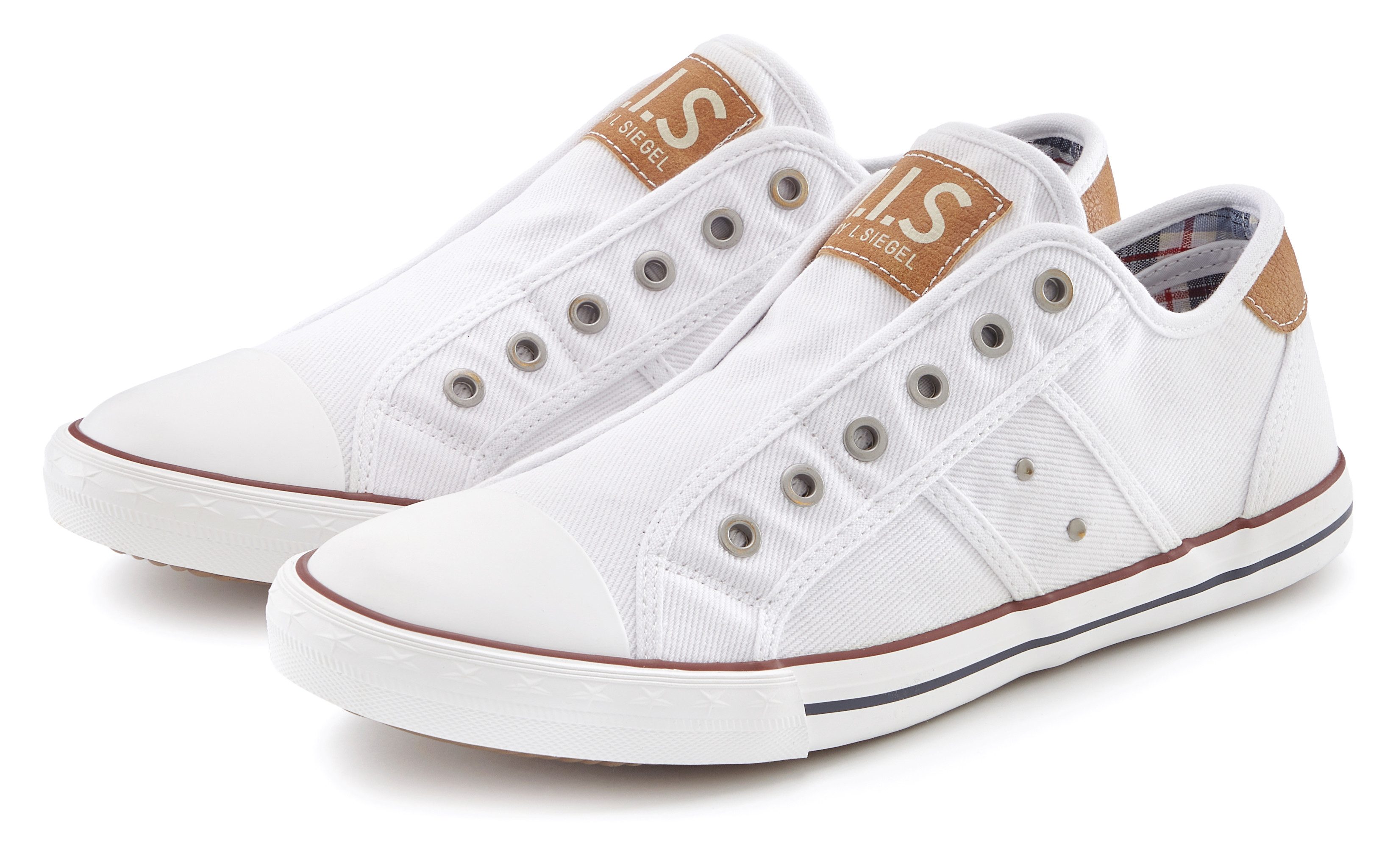 H.I.S Textilschuh, Stoffschuh, Turnschuh, Halbschuh, Freizeitschuh, Slipper Sneaker Slip-On-Sneaker aus weichem Textilmaterial, Unisex. € 69,99