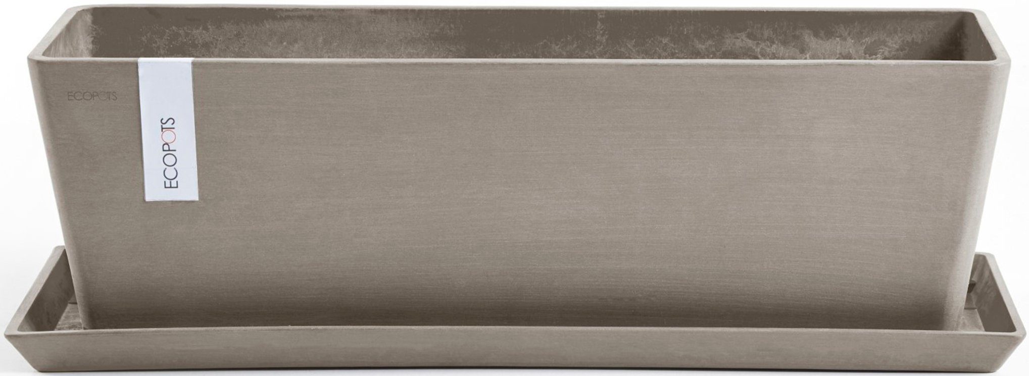 ECOPOTS Balkonkasten Bruges 55 + Wassersystem Taupe, für den Außenbereich: günstig online kaufen