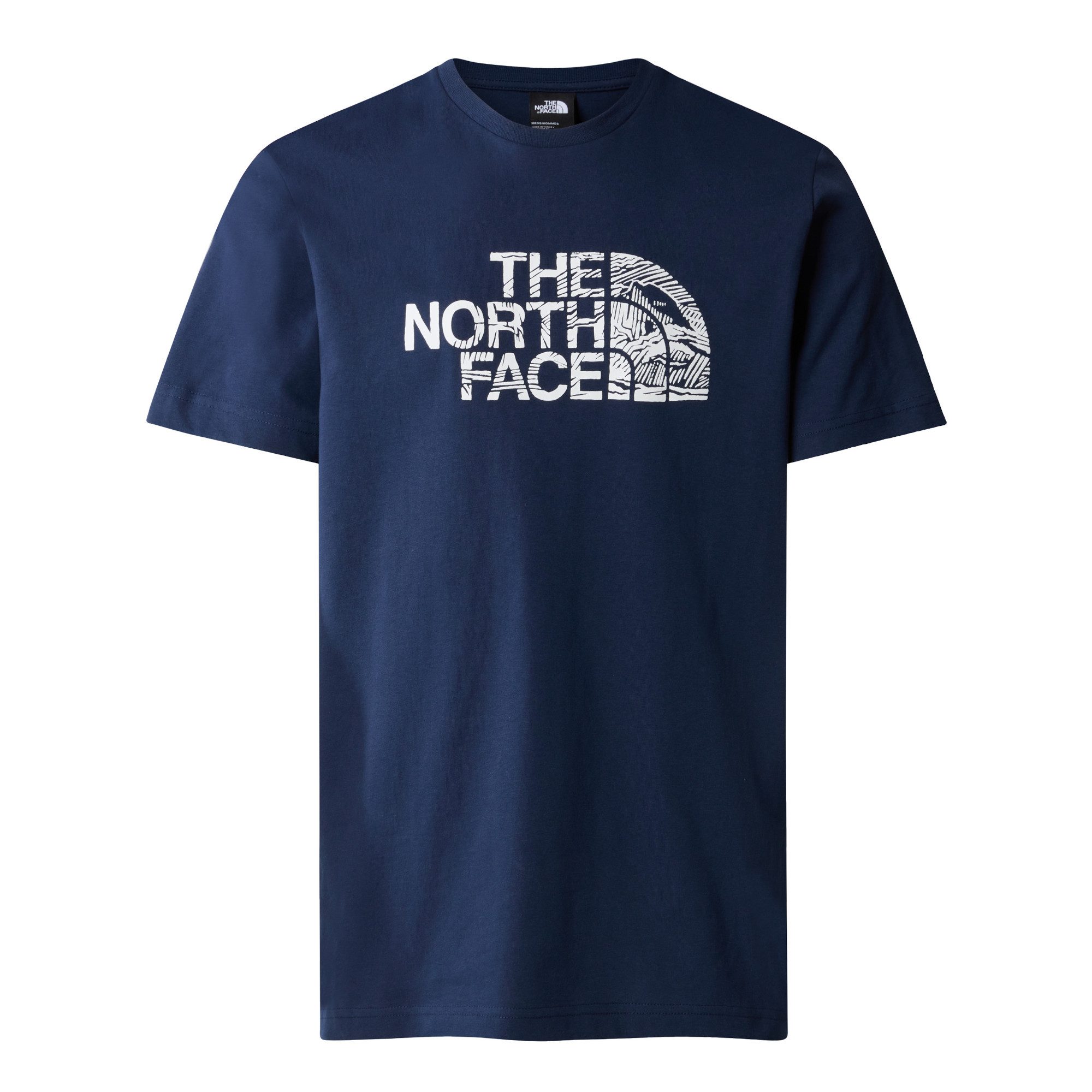 The North Face T-Shirt The North Face Herren T-Shirt Woodcut Dome Tee 87NX