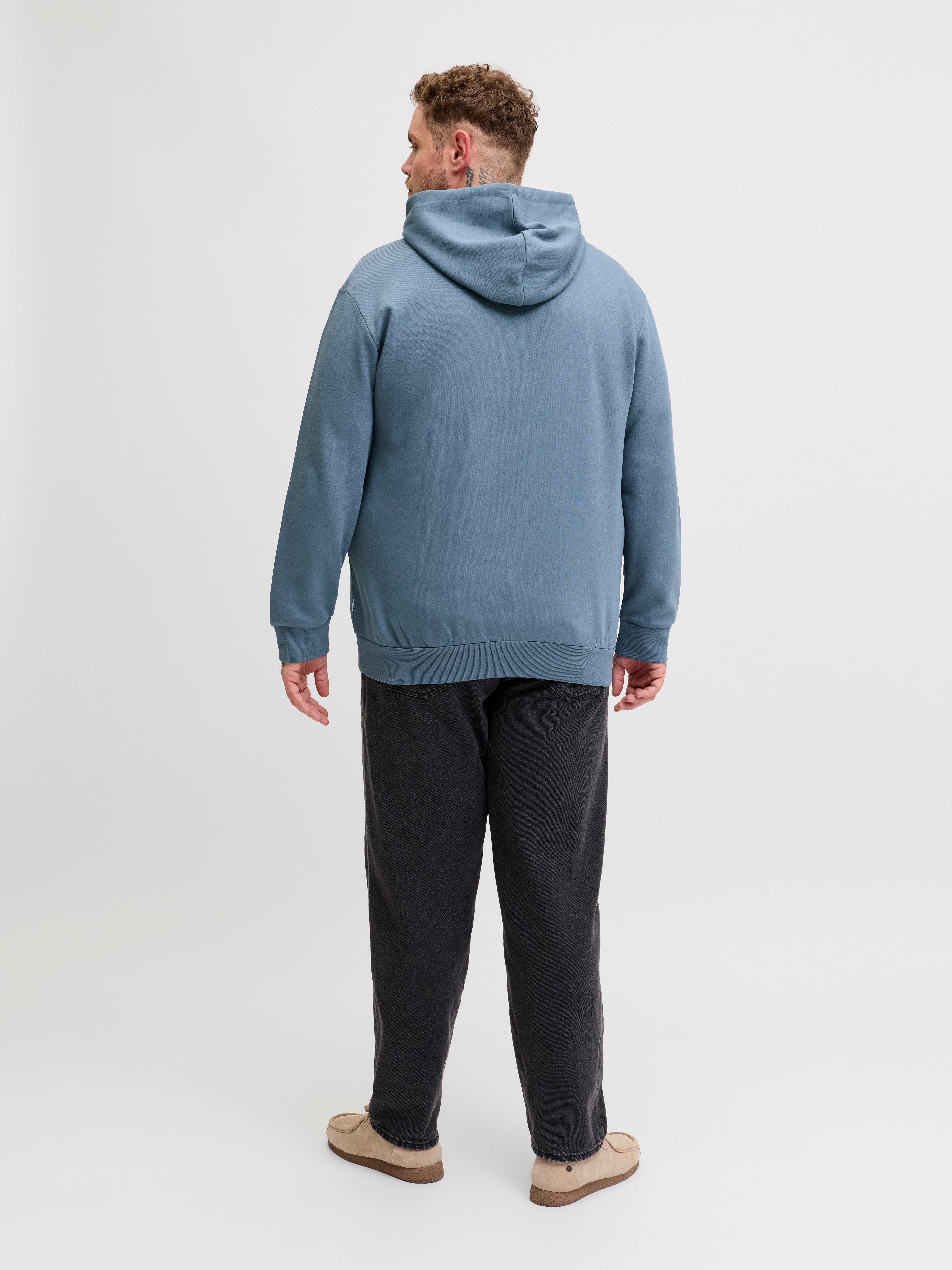 Jack & Jones PlusSize Kapuzensweatshirt JJECORP LOGO SWEAT HOOD NOOS PLS Baumwollmischung, regular fit