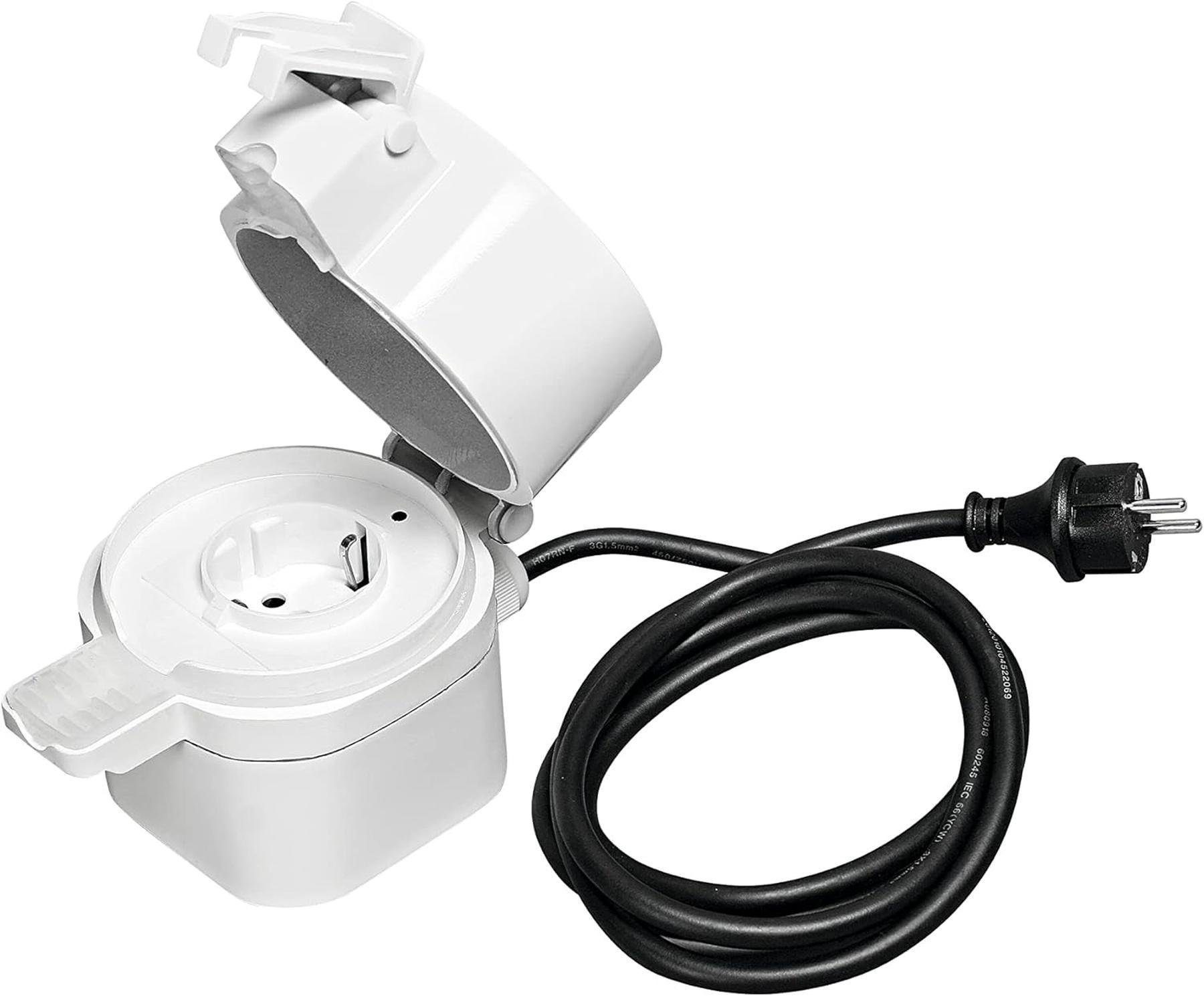 Ledvance Gartensteckdose SMART+ Outdoor Plug ZigBee Zwischensteckdose Garten, 1-St., ZigBee,Kompatible Smart Home Systeme