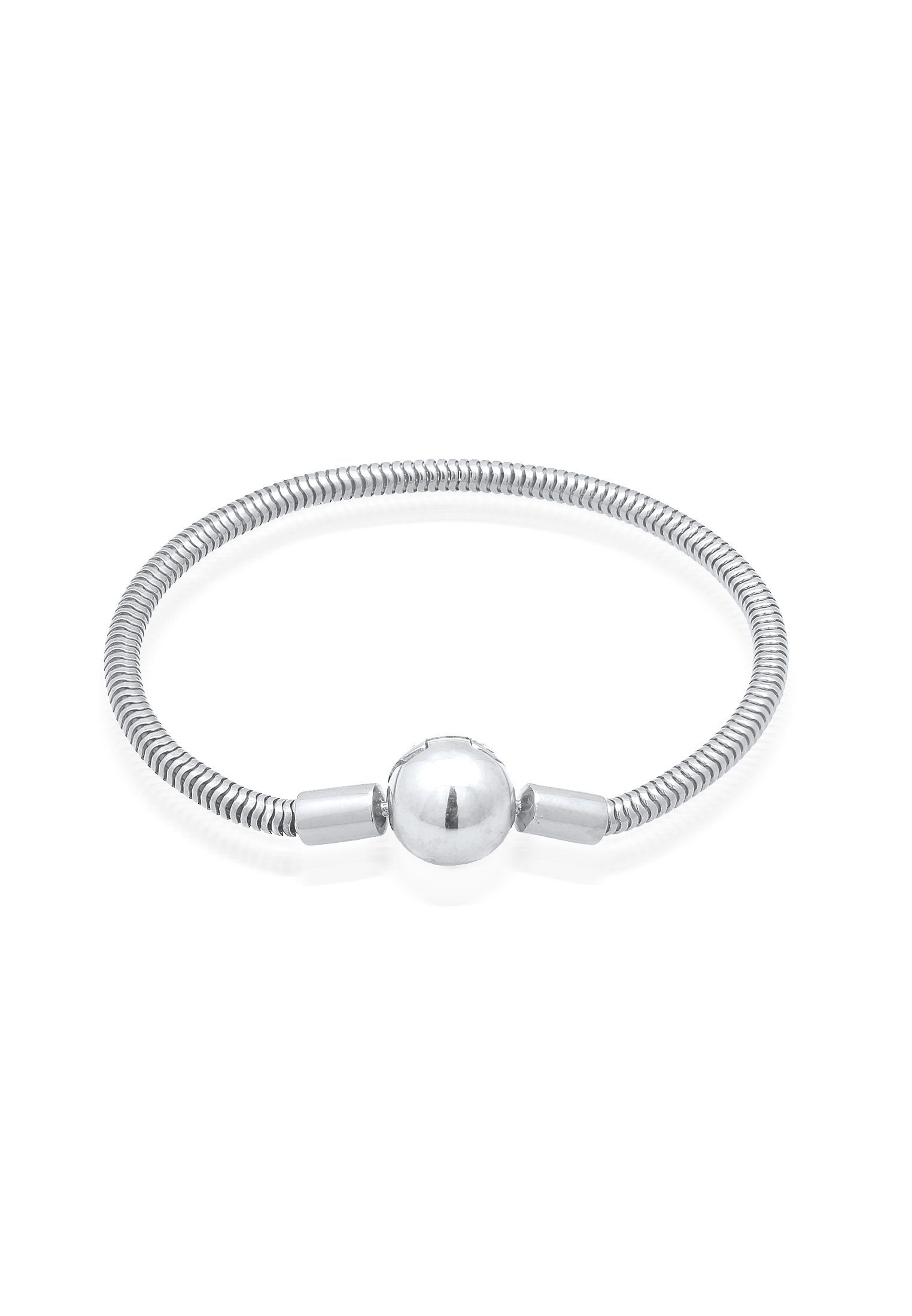 Nenalina Armband Beadarmband Schlangenkette Silber, 925 Bettelarmband