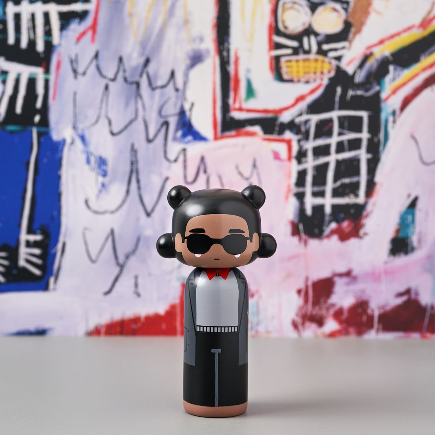 Lucie Kaas Dekofigur Sketch.inc Kokeshi Doll Jean-Michel Basquiat