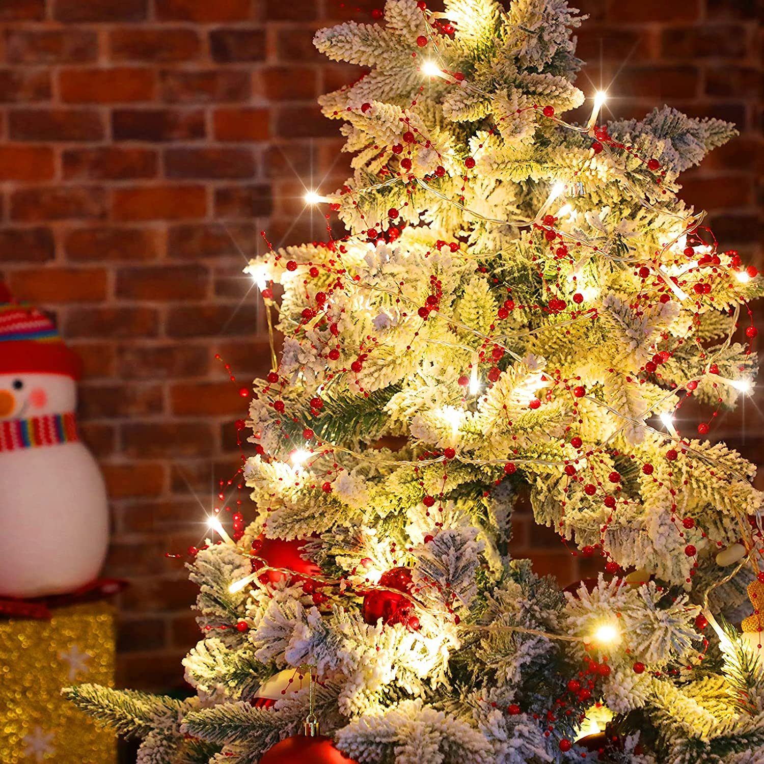 Jormftte Lichterkette Lichtern Weihnachtsbaum Kugel