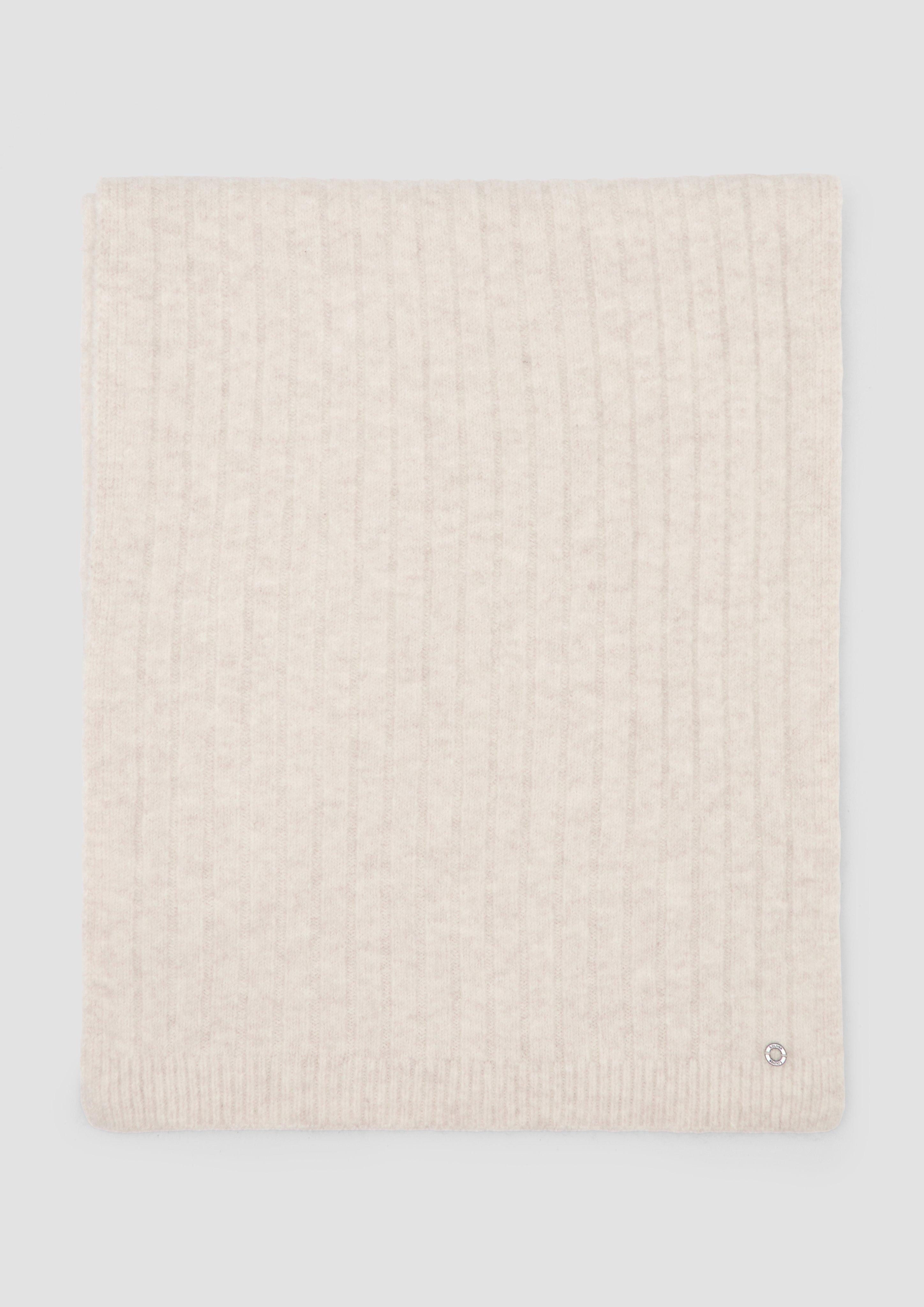 s.Oliver Halstuch Gestrickter Schal mit Rippstruktur, günstig online kaufen