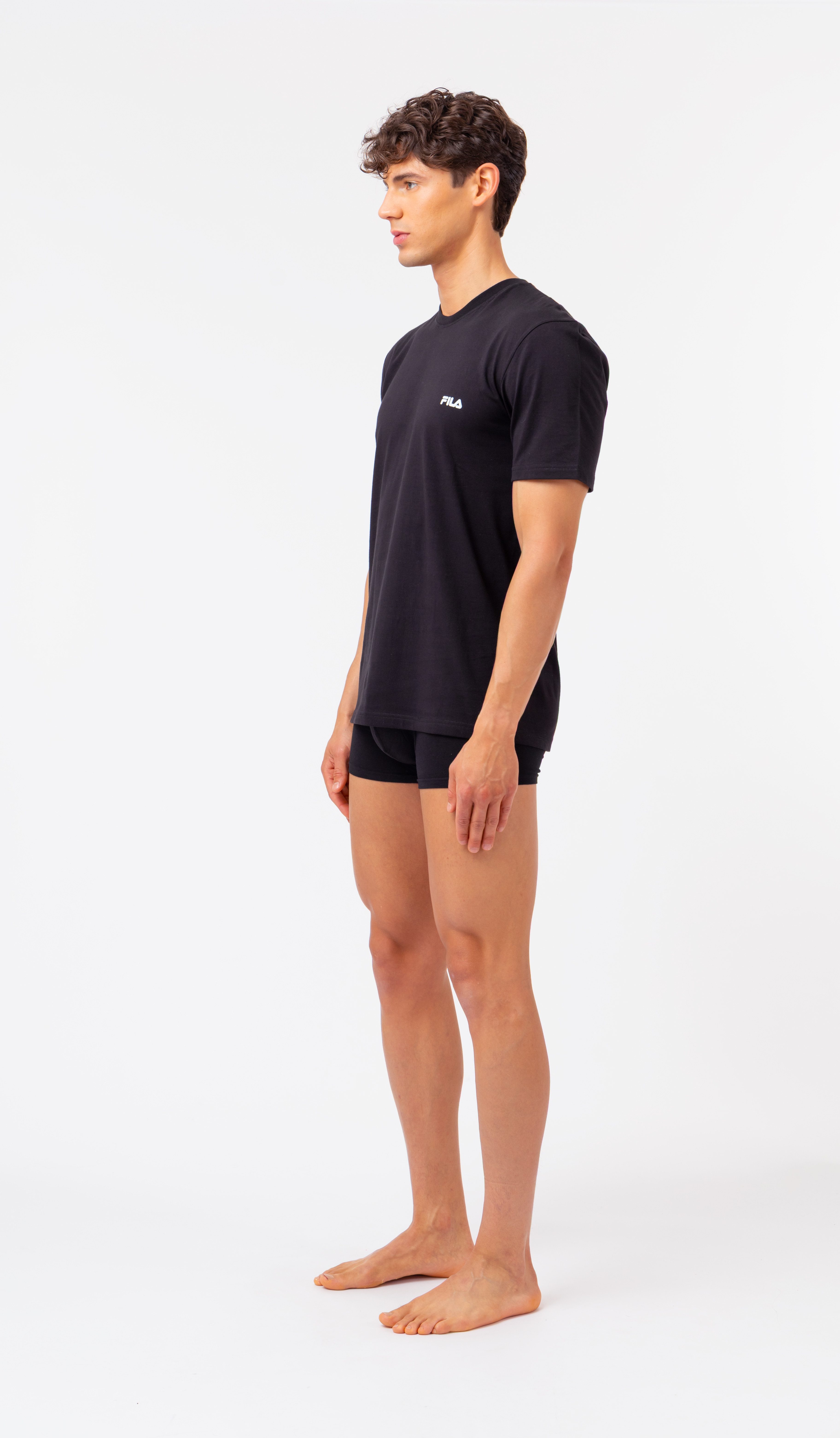 Fila Unterziehshirt (2er Pack) körpernahe Passform, atmungsaktiv, aus Baumwolle in Single Jersey – Bild 4 von 5