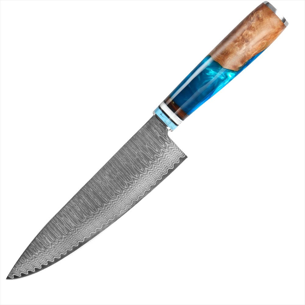 KEENZO Поварские ножи Küchenmesser VG10 Damaskus Stahl Поварские ножи chefmesser