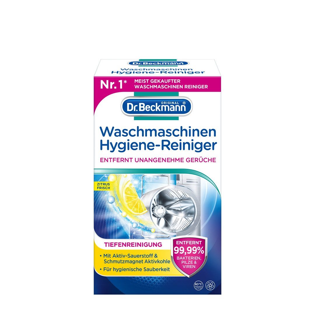 Dr. Beckmann Waschmaschinen Hygiene Reiniger 250g Tiefenreinigung und Küchenreiniger