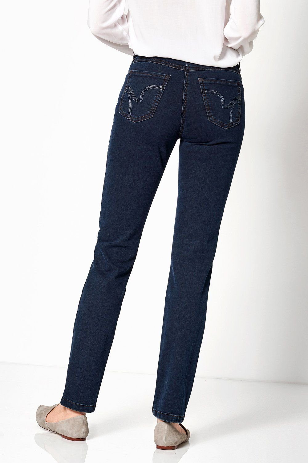 blue 5-Pocket-Jeans TONI dark