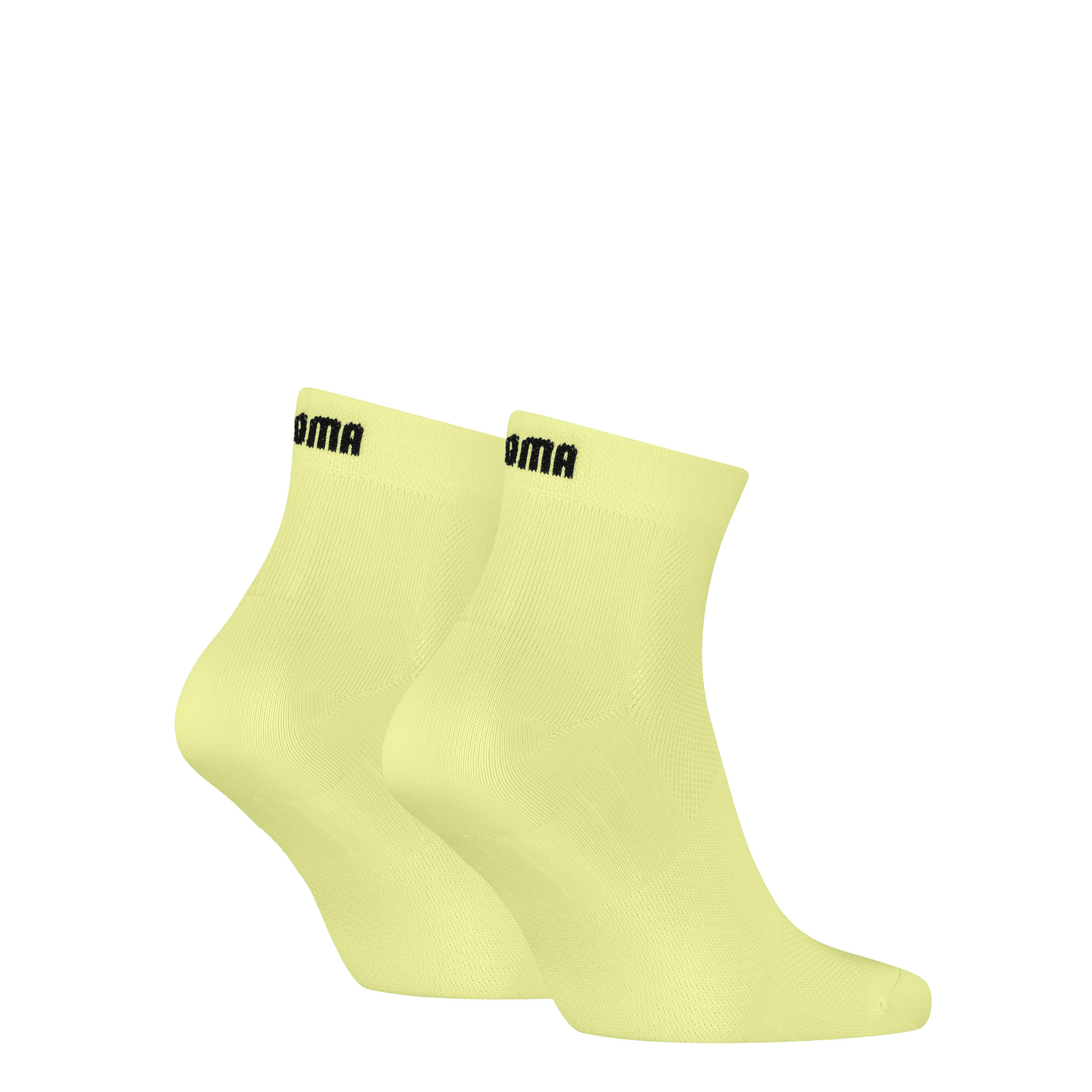 PUMA Kurzsocken PUMA UNISEX SPORT LIGHT QUARTER 2P (2 Paar) mit verstärktem Fersen- und Zehenbreich