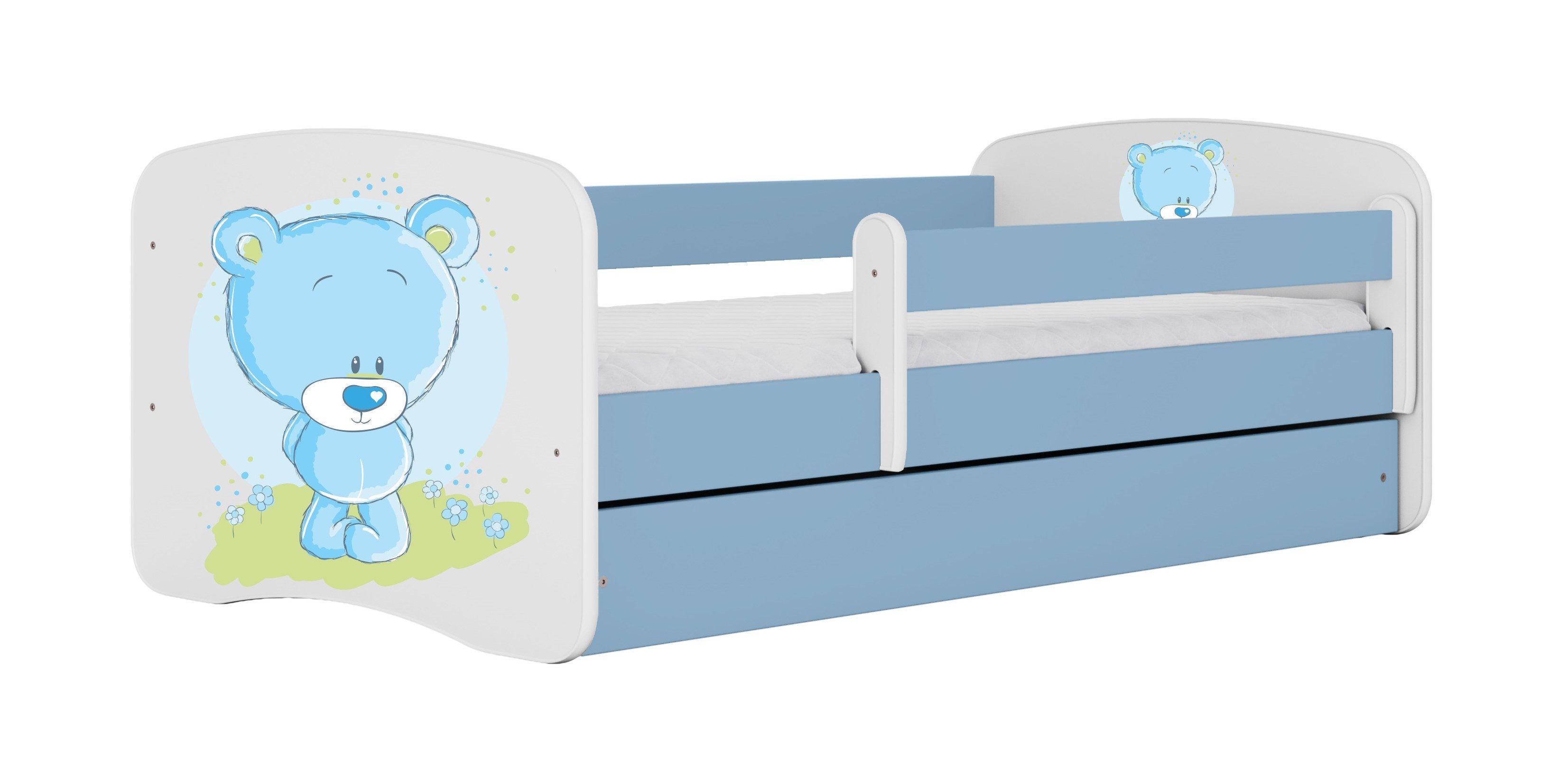 99rooms Kinderbett Dreams XXVIII (Kinderbett, Bett), Modern Design, Liegekomfort, mit Schublade, Lattenrost und Matratze