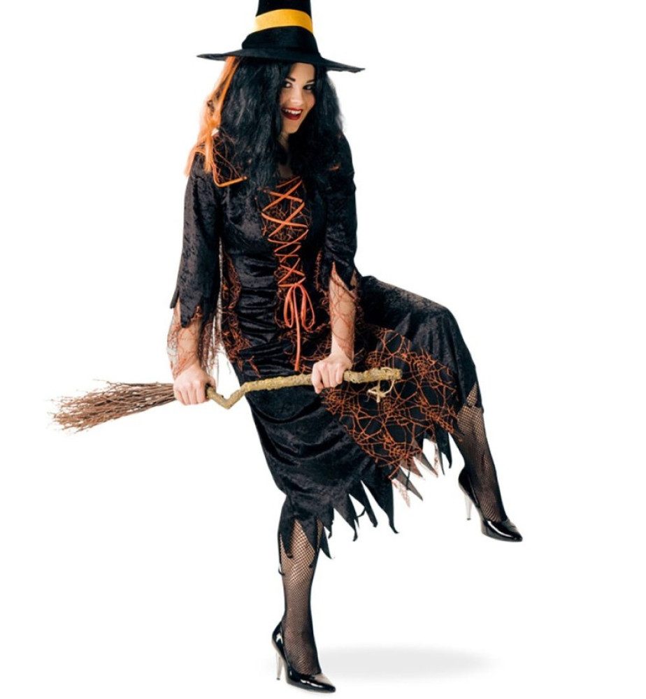 Fries Hexen-Kostüm Hexen Hexe Design Kostüm Kleid Grusella Karneval Faschin günstig online kaufen