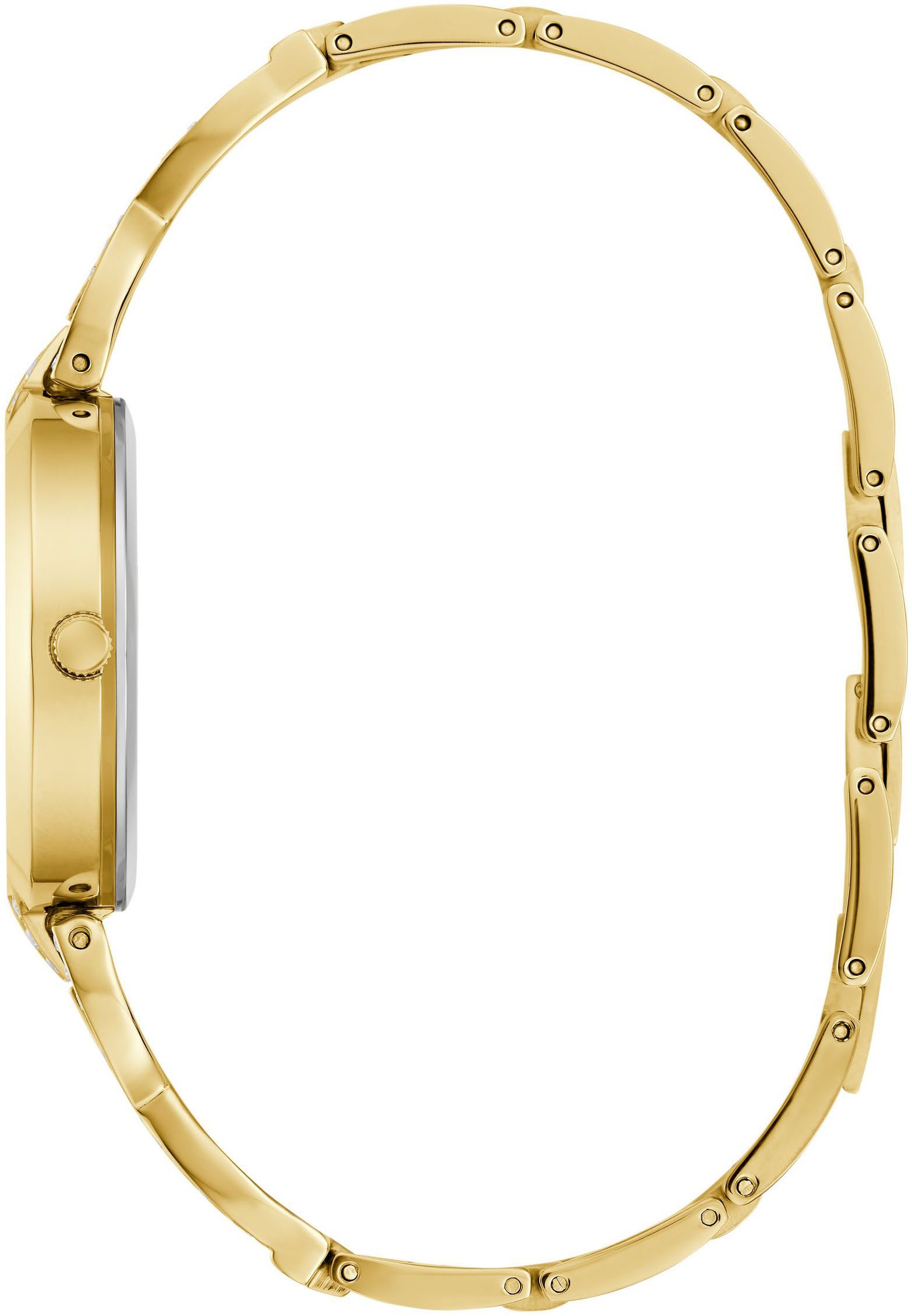 Guess Quarzuhr CORAL GW0868L2, Armbanduhr, Damenuhr, Edelstahlarmband