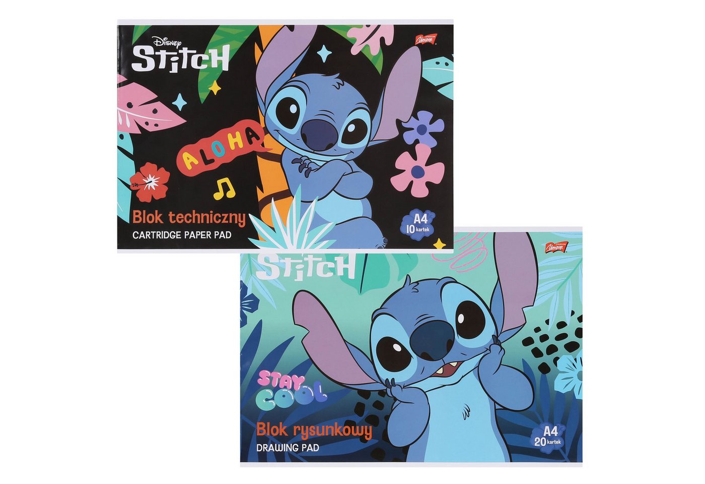 Thumbnail - Sarcia.eu Malblock DISNEY Stitch Blocksatz: Technik + Zeichnen A4, Schulbedarf