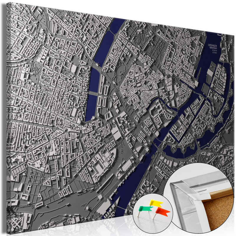 Artgeist Pinnwand Copenhagen Center [Cork Map]