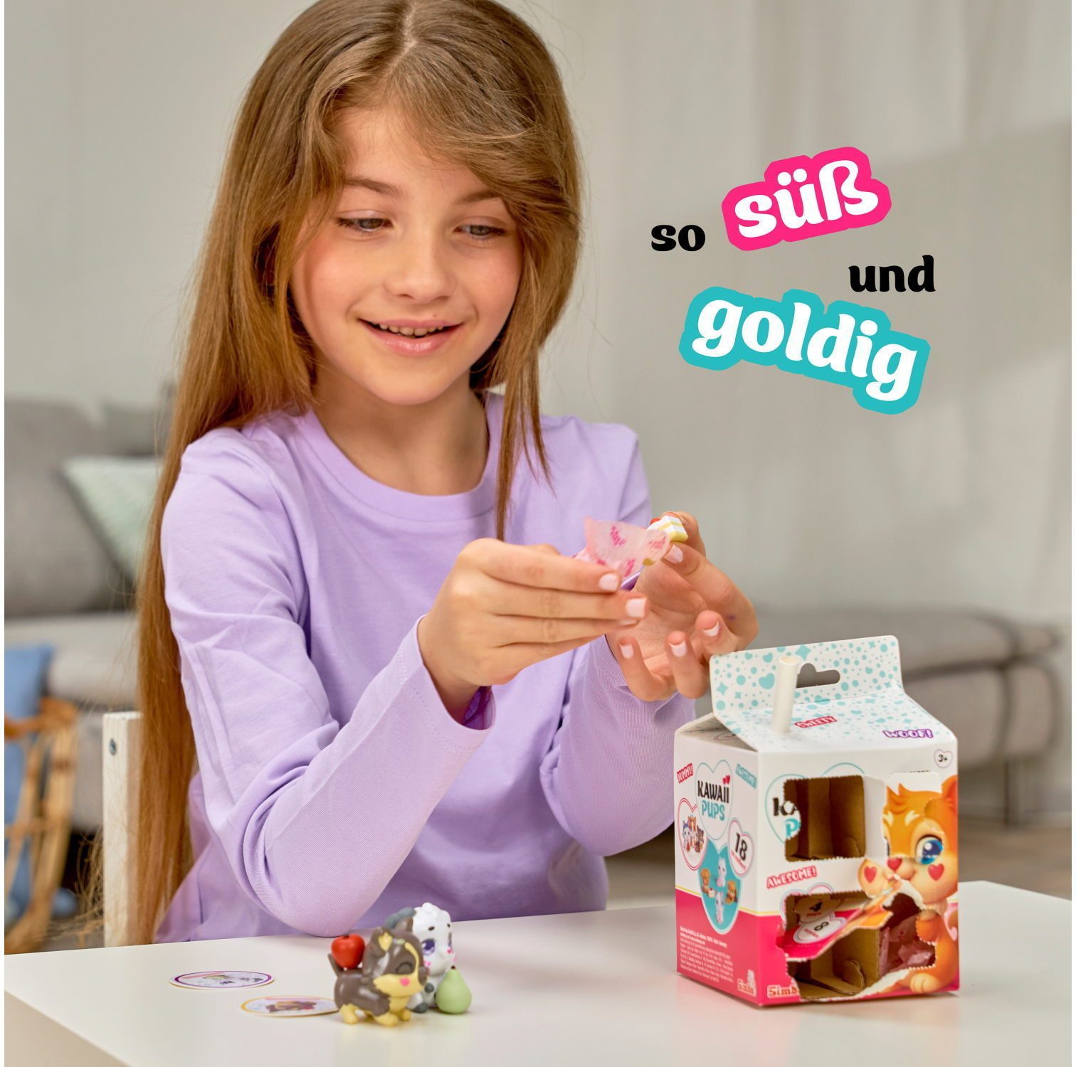 SIMBA Spielfigur Kawaii Pups Überraschungs Set 4 Stück Hündchen 105952526