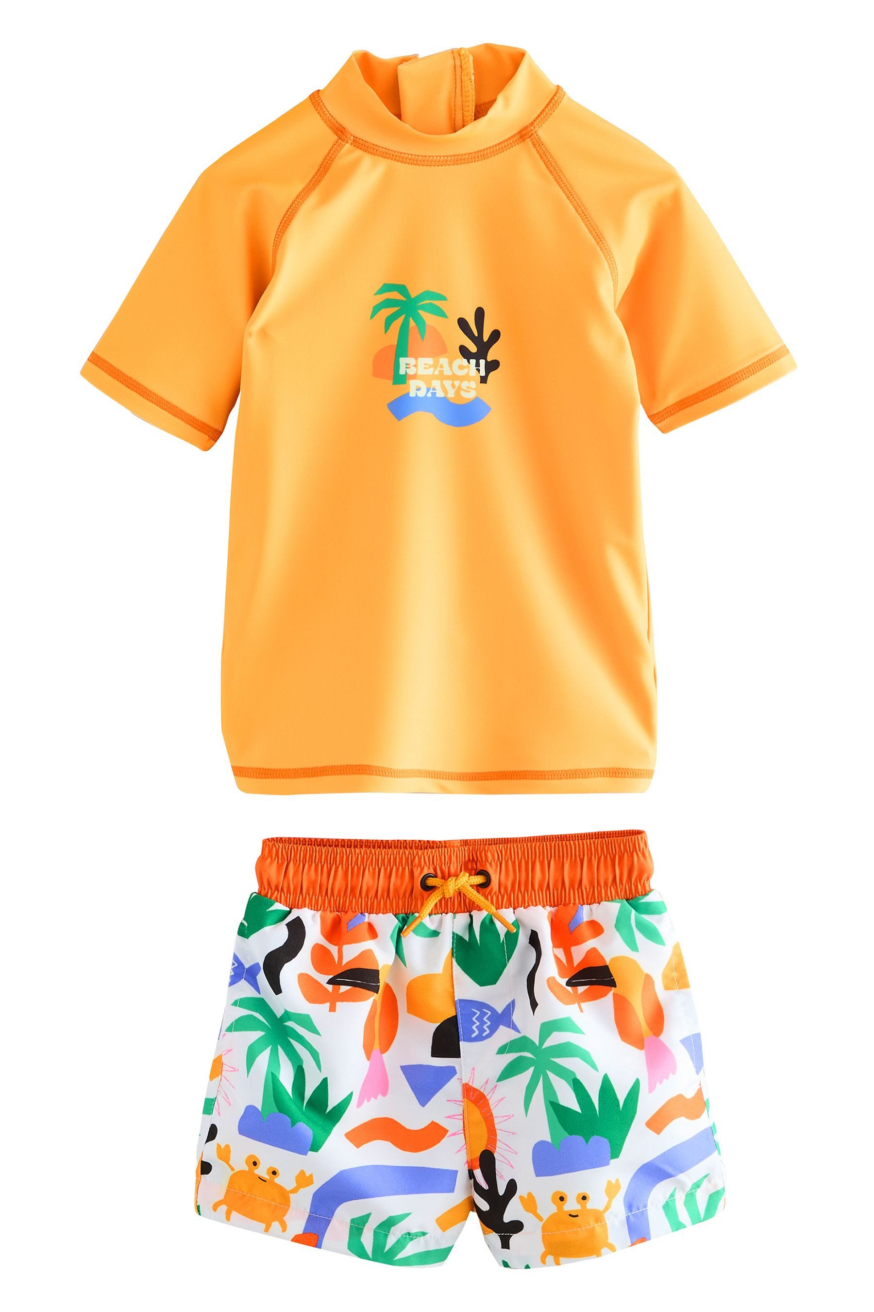 Badeanzug Rash-Set mit Trägertop und Shorts