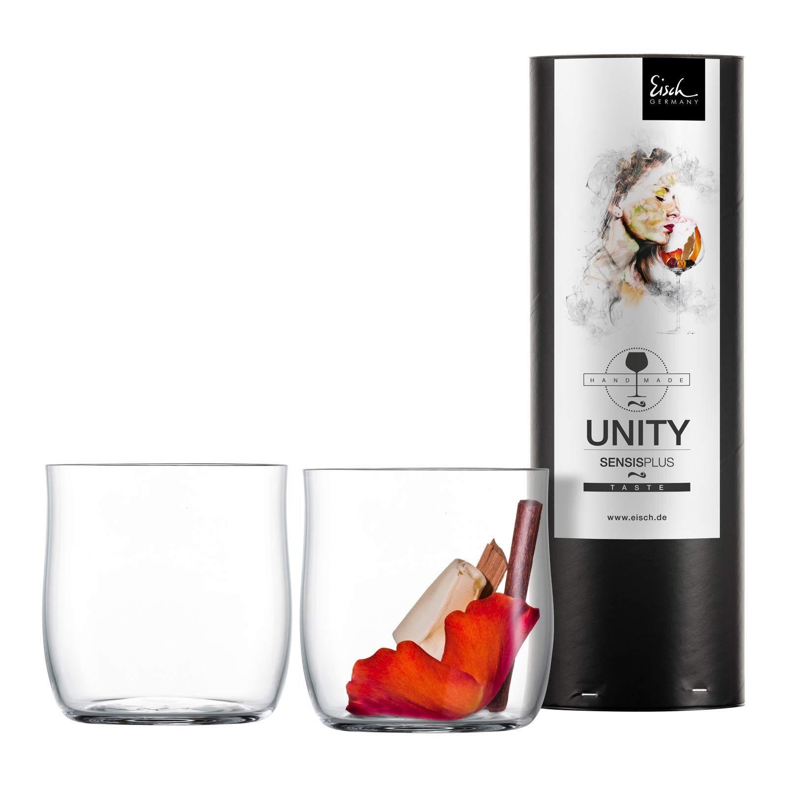Eisch Germany Whiskyglas Unity SensisPlus Becher 410 ml 2er Set, 2-tlg., Glas
