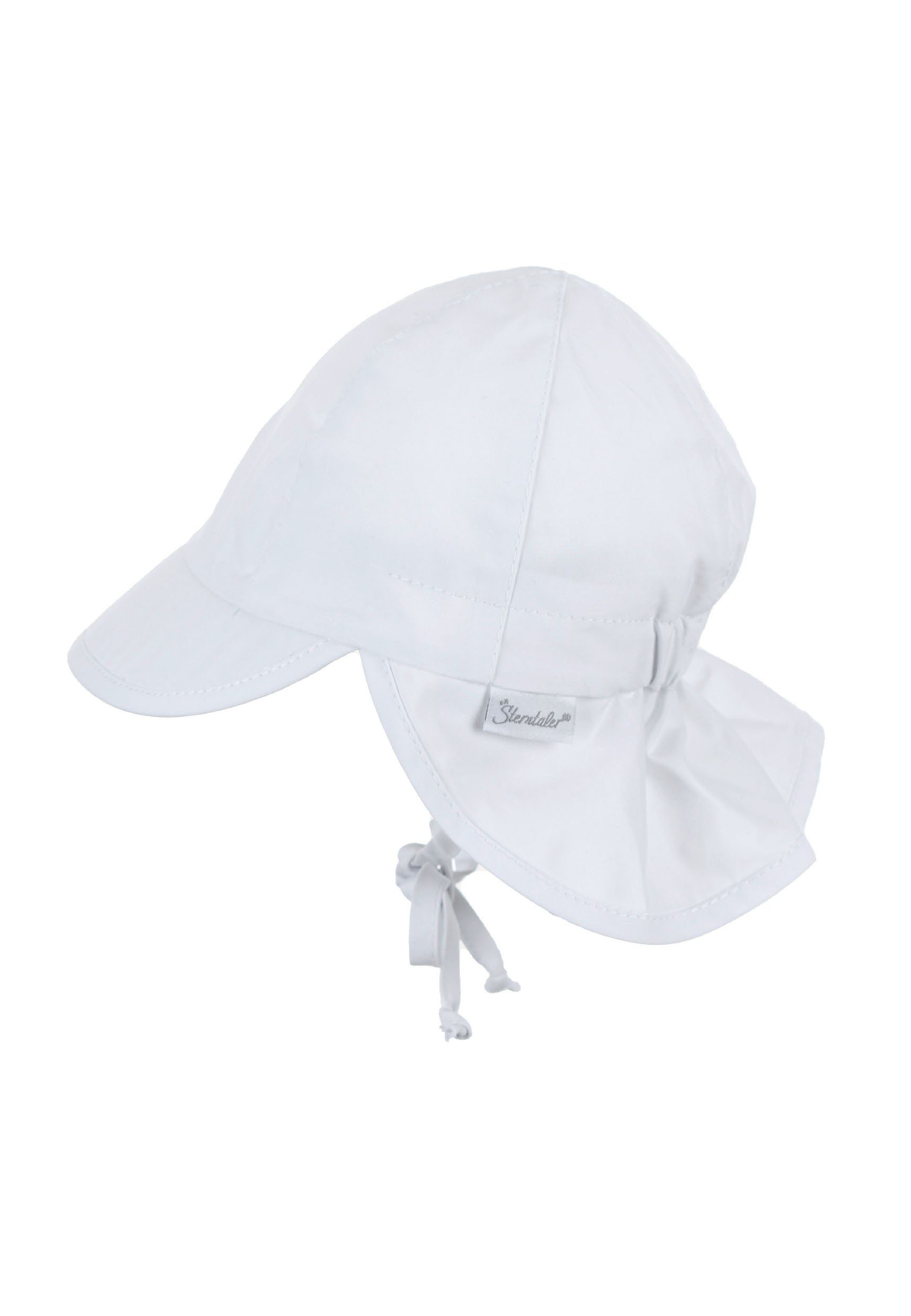 Sterntaler® Schirmmütze UV-Schutz 50+ Schirmmütze mit Nackenschutz uni (1-St) Mütze mit Nackenschutz aus UV-Popeline unifarben – Bild 4 von 5