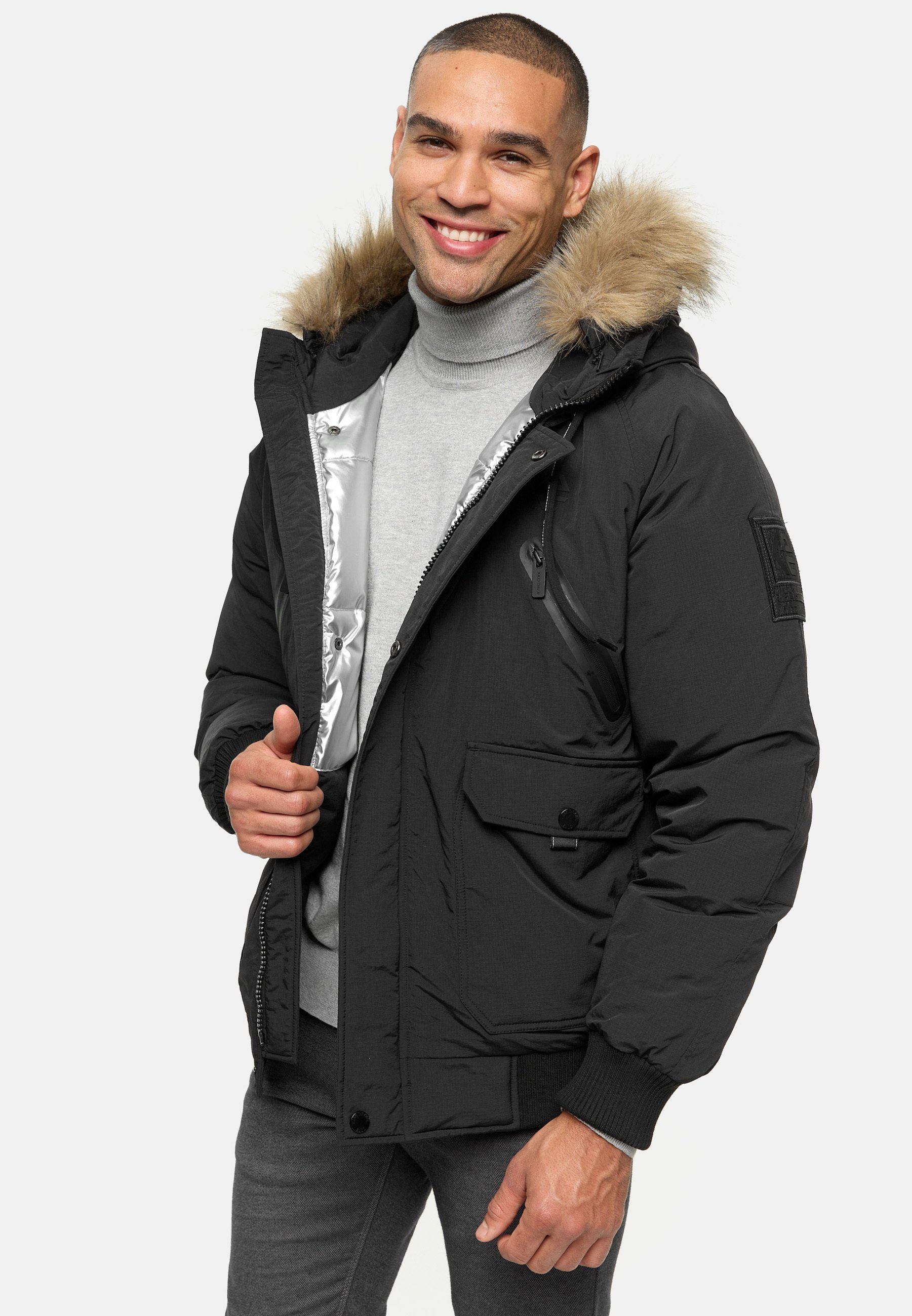 Indicode Winterjacke Herren INZakai Jacke Winter Herrenjacke günstig online kaufen