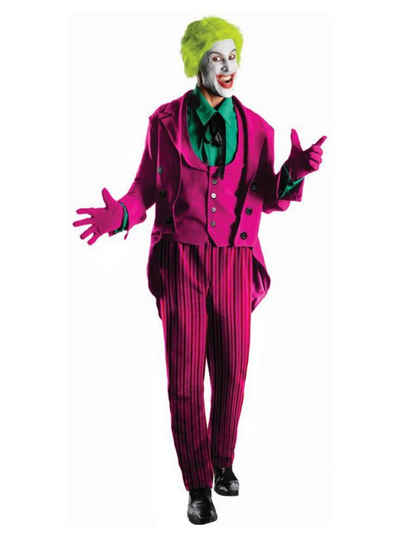 Rubie´s Kostüm Joker classic Deluxe, Original lizenziertes Joker Kostüm im Retro-Style