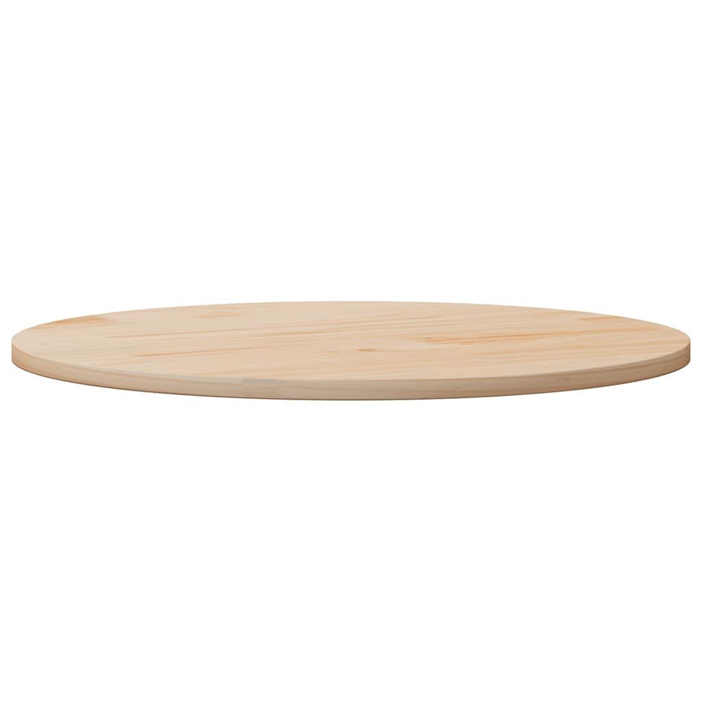 vidaXL Tischplatte Tischplatte Rund Ø90x3 cm Massivholz Kiefer (1 St)