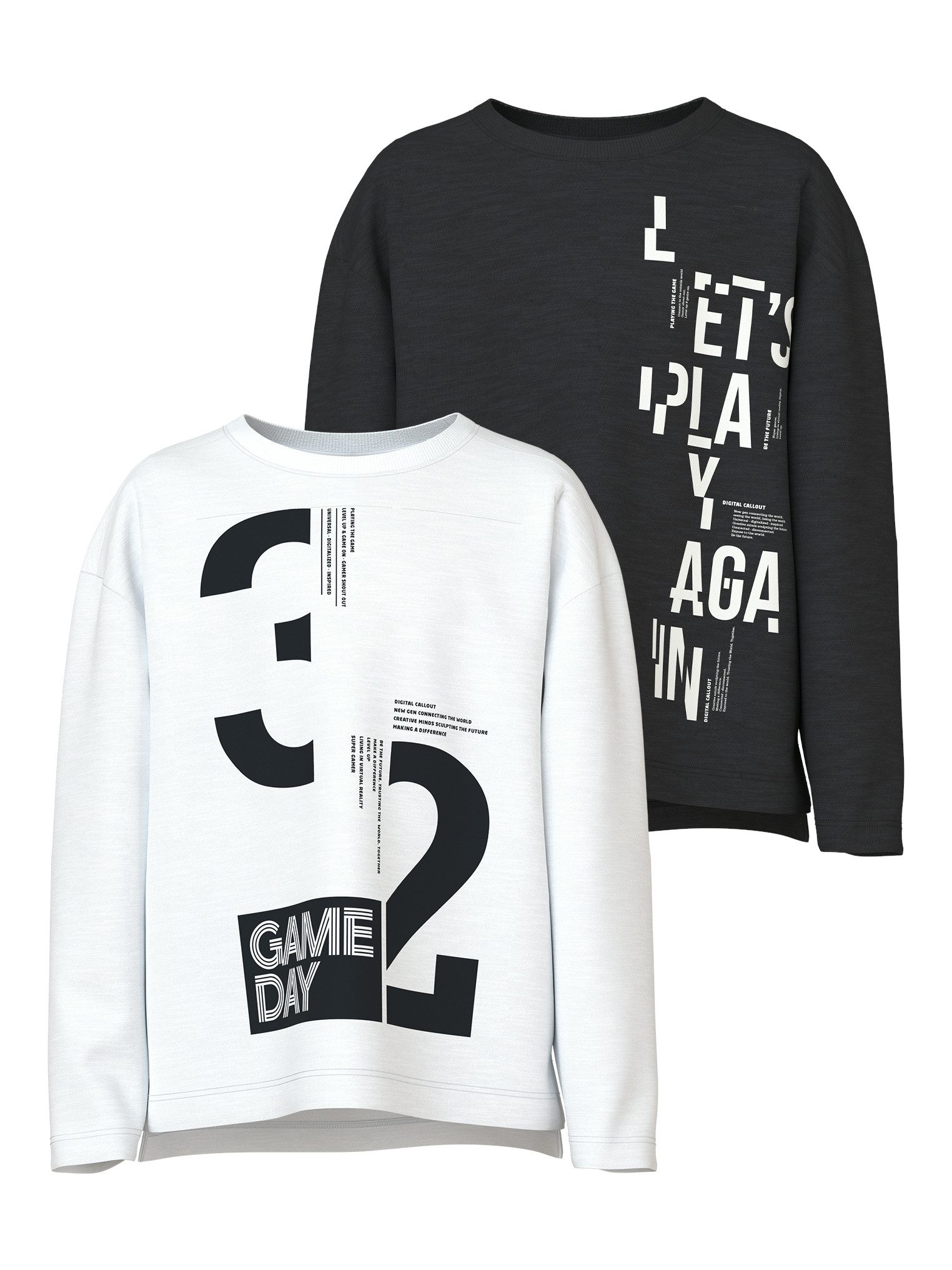 Name It Langarmshirt NKMVOB 2P LS günstig online kaufen