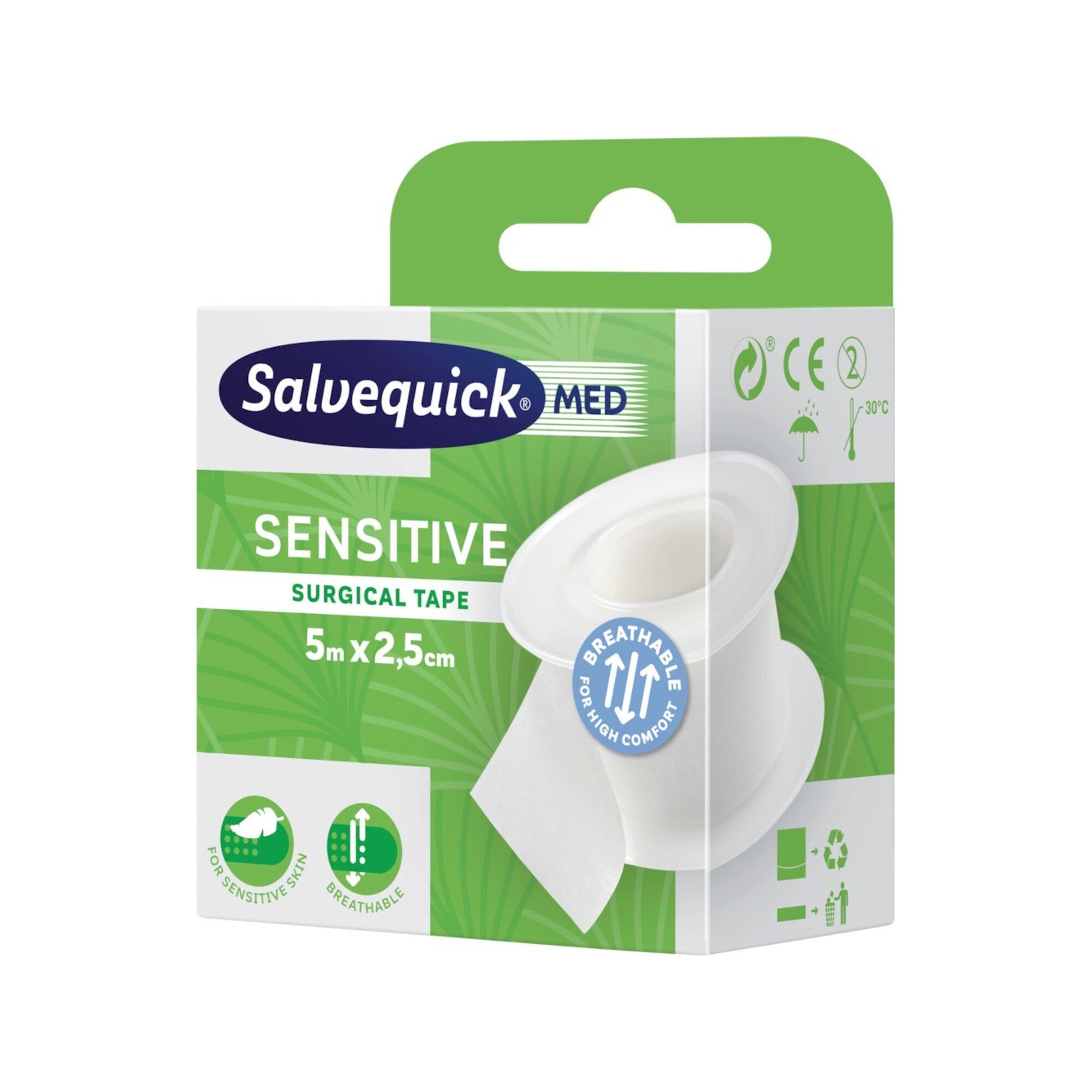 Salvequick® SALVEQUICK Tapeband 5m x 2,5cm
