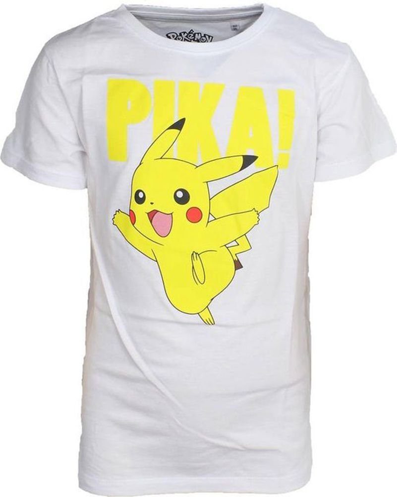 POKÉMON Print-Shirt »Pokemon PIKACHU T-SHIRT Kinder + Jugendliche weiß  Jungen + Mädchen PIKA« online kaufen | OTTO