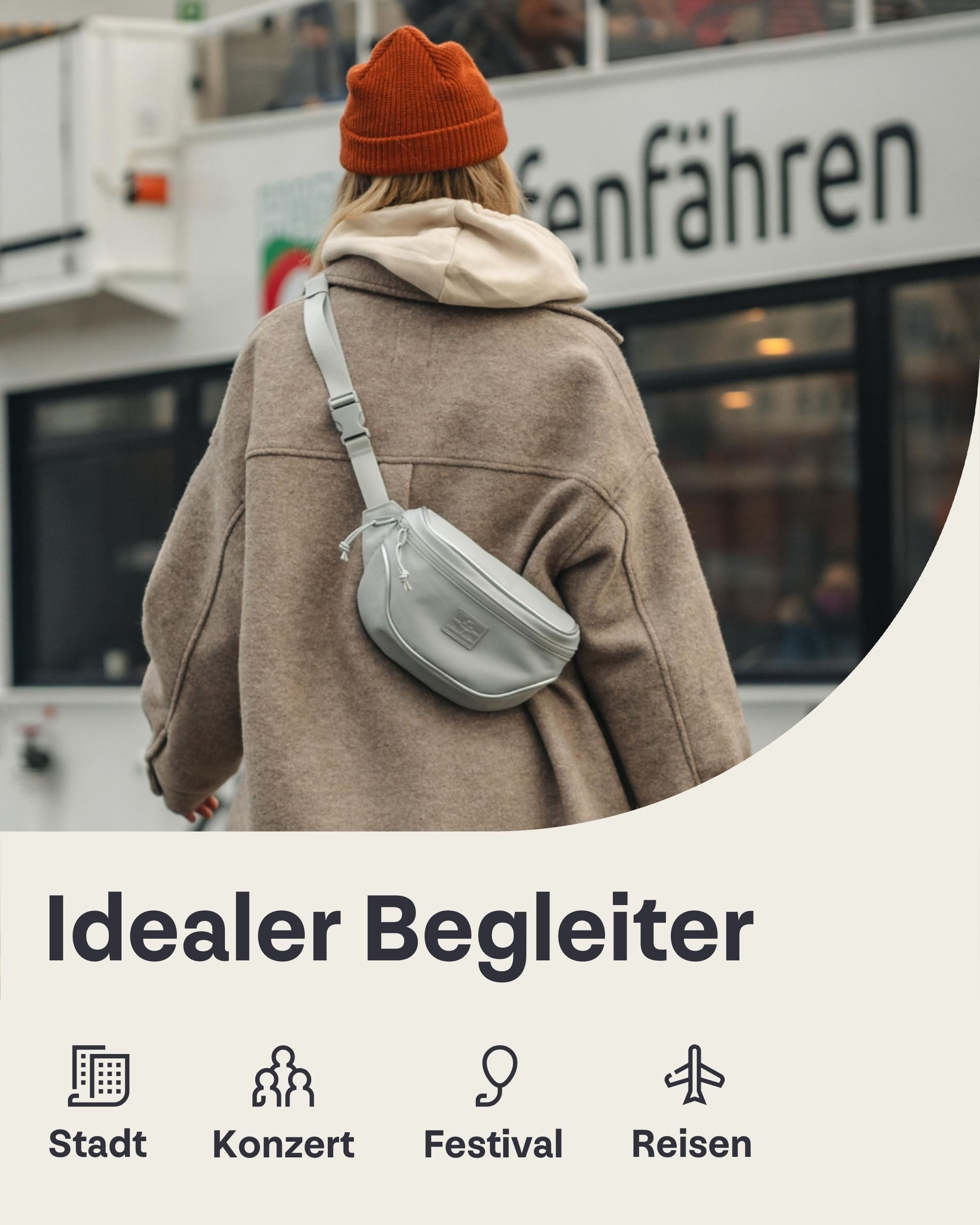 Johnny Urban Gürteltasche Ben Bauchtasche Damen Herren Wasserabweisend (1-tlg), Größenverstellbar, Wasserabweisend