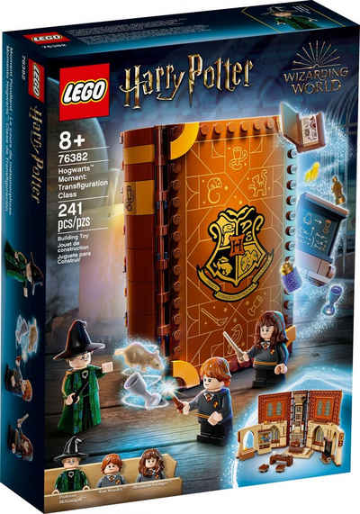 LEGO® Konstruktionsspielsteine LEGO® Harry Potter™ - Hogwarts™ Moment: Verwandlun, (Set, 241 St)