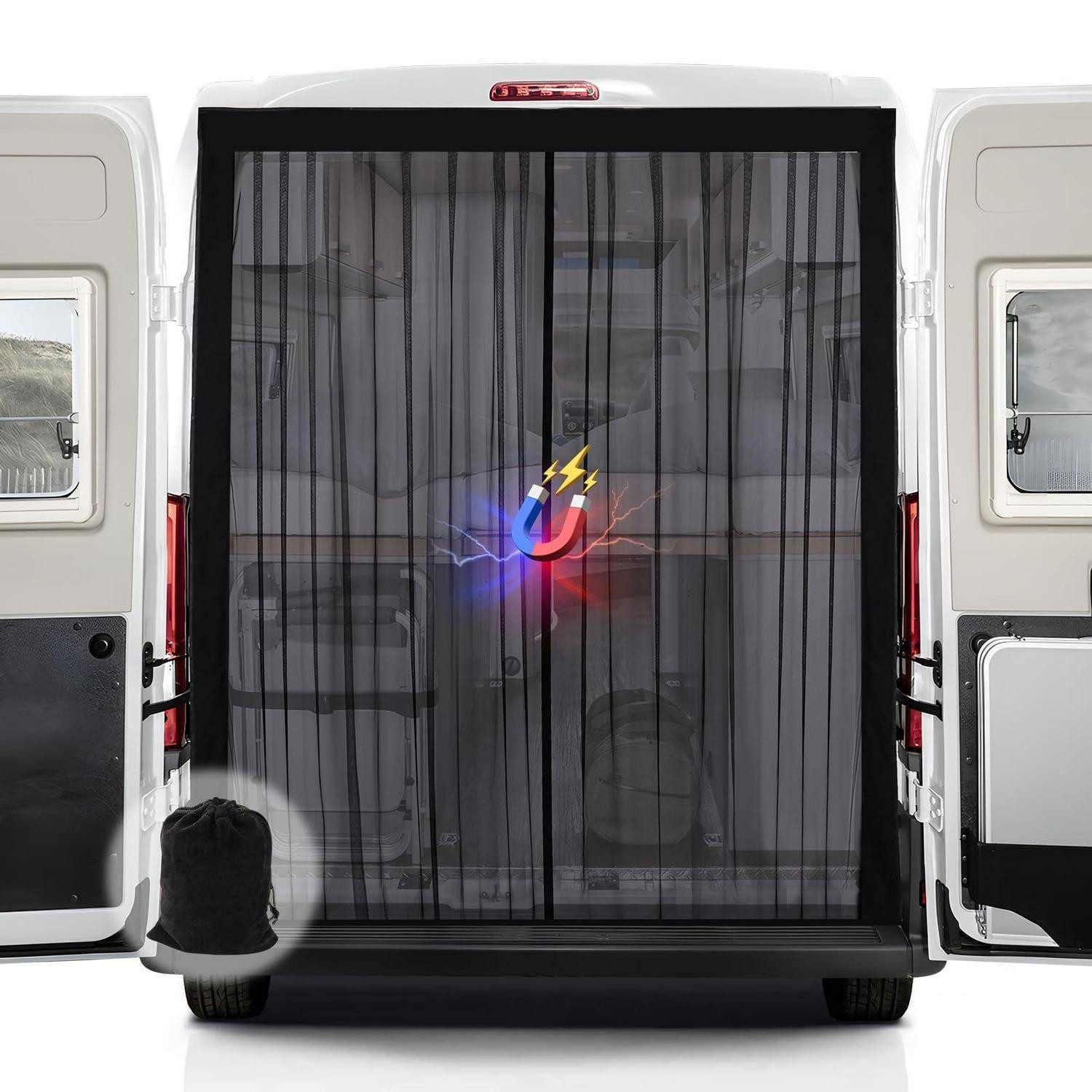 LuxusKollektion Insektenschutz-Tür Moskitonetz Fliegengitter Van Hochdach Magnet 200*170cm