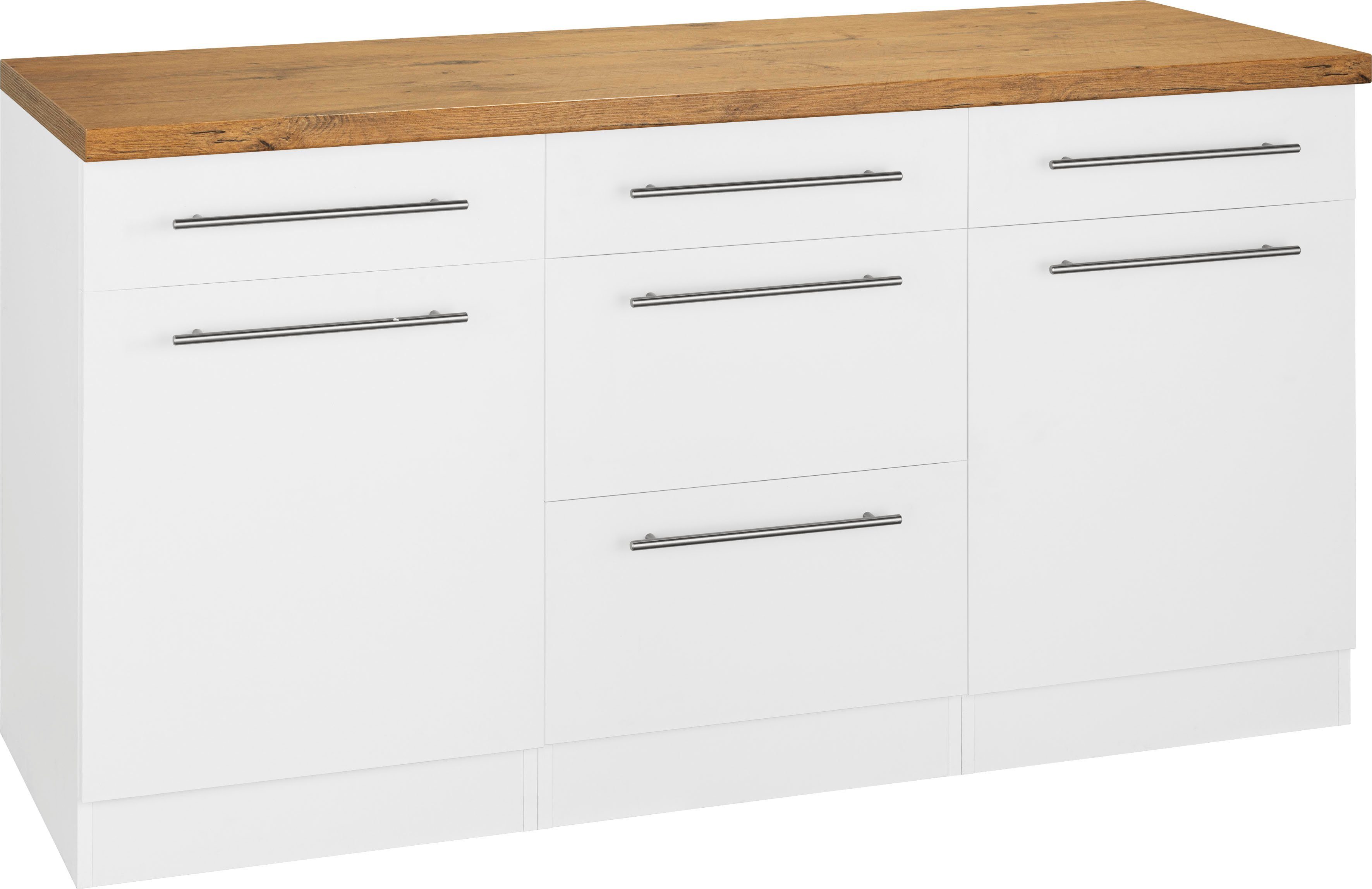 wiho Küchen Unterschrank Unna 150 cm breit