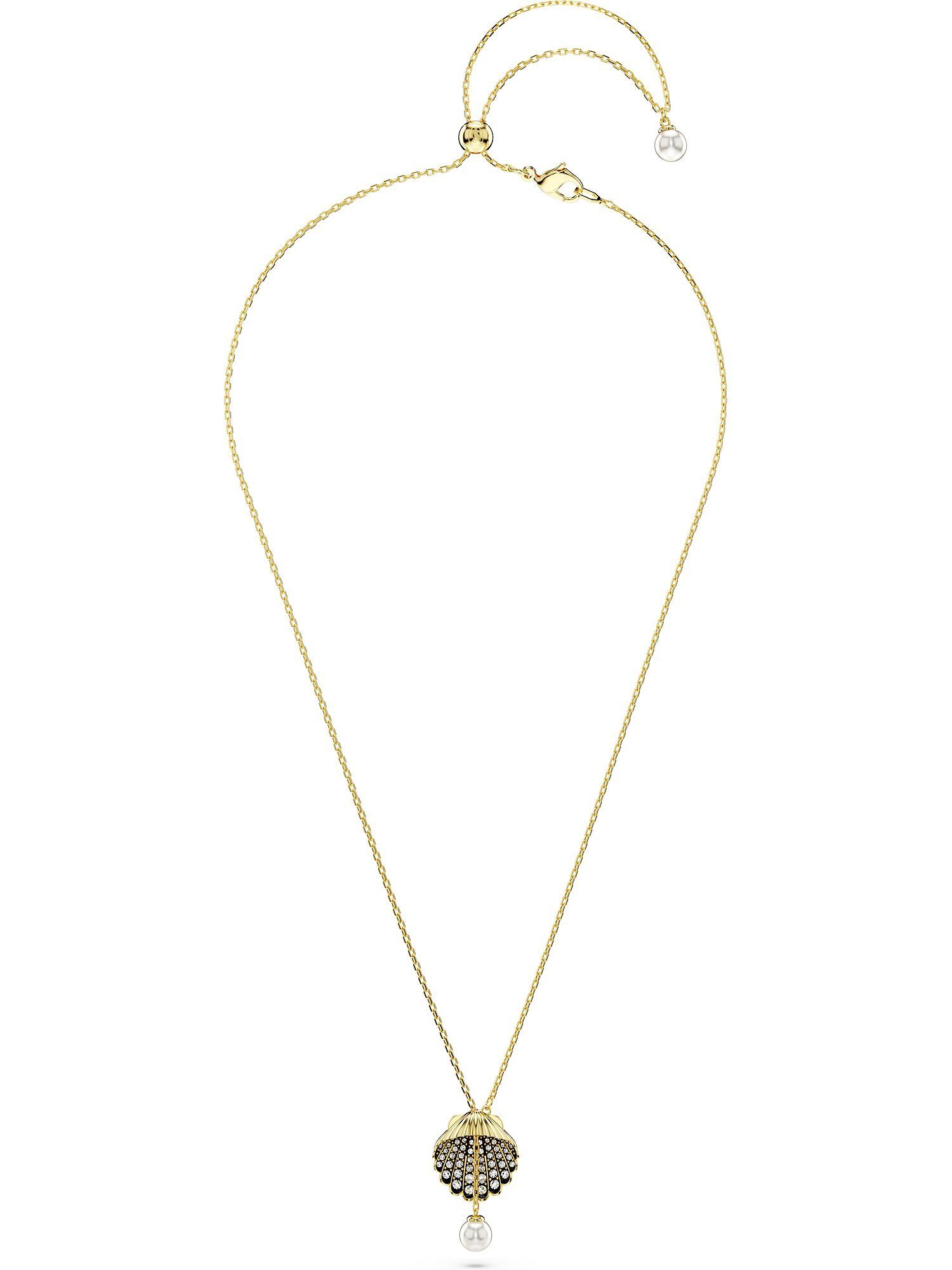 Swarovski Collier Swarovski Damen-Kette Metall Swarovski-Kristall günstig online kaufen