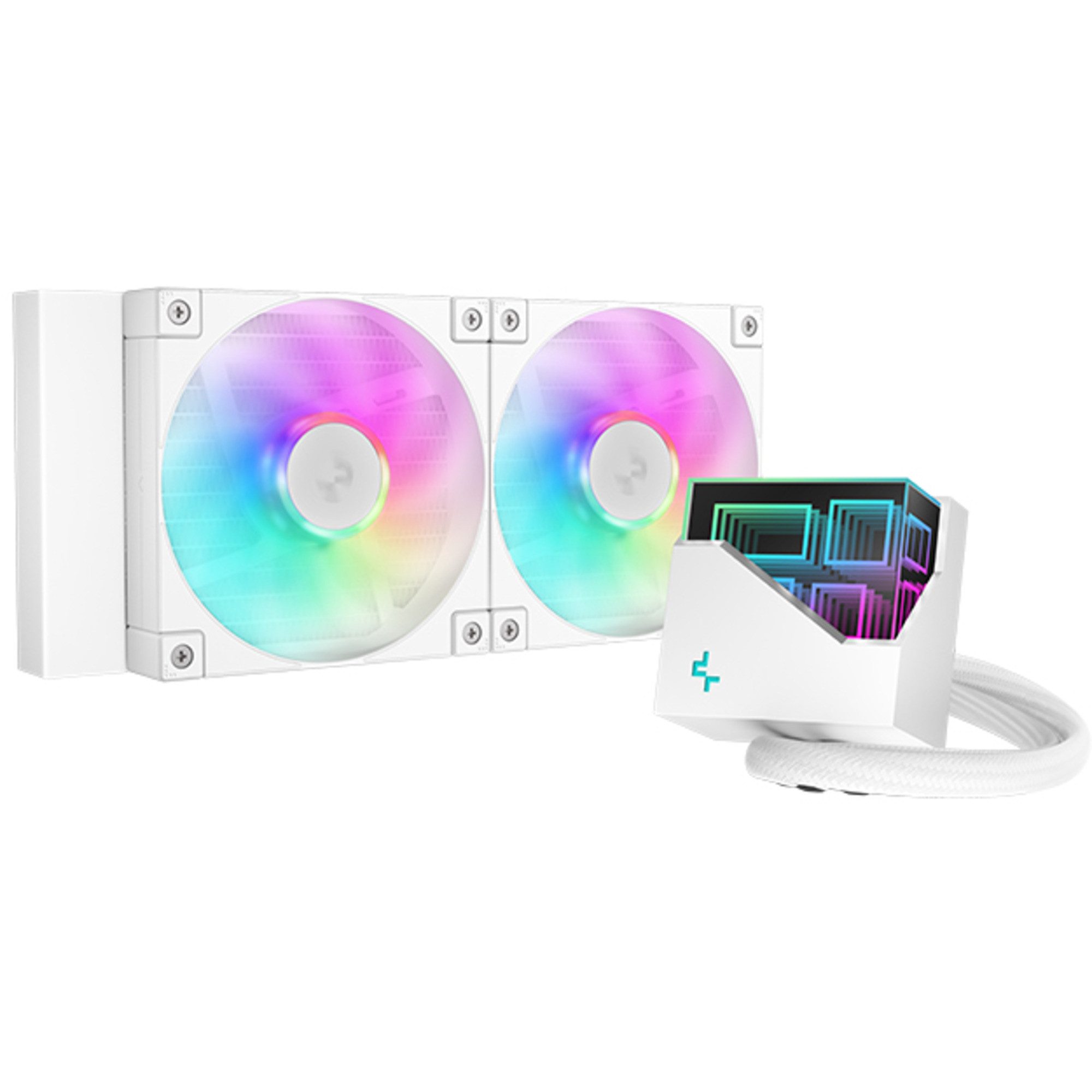CPU Kühler DeepCool LT240 WH ARGB, Wasserkühlung