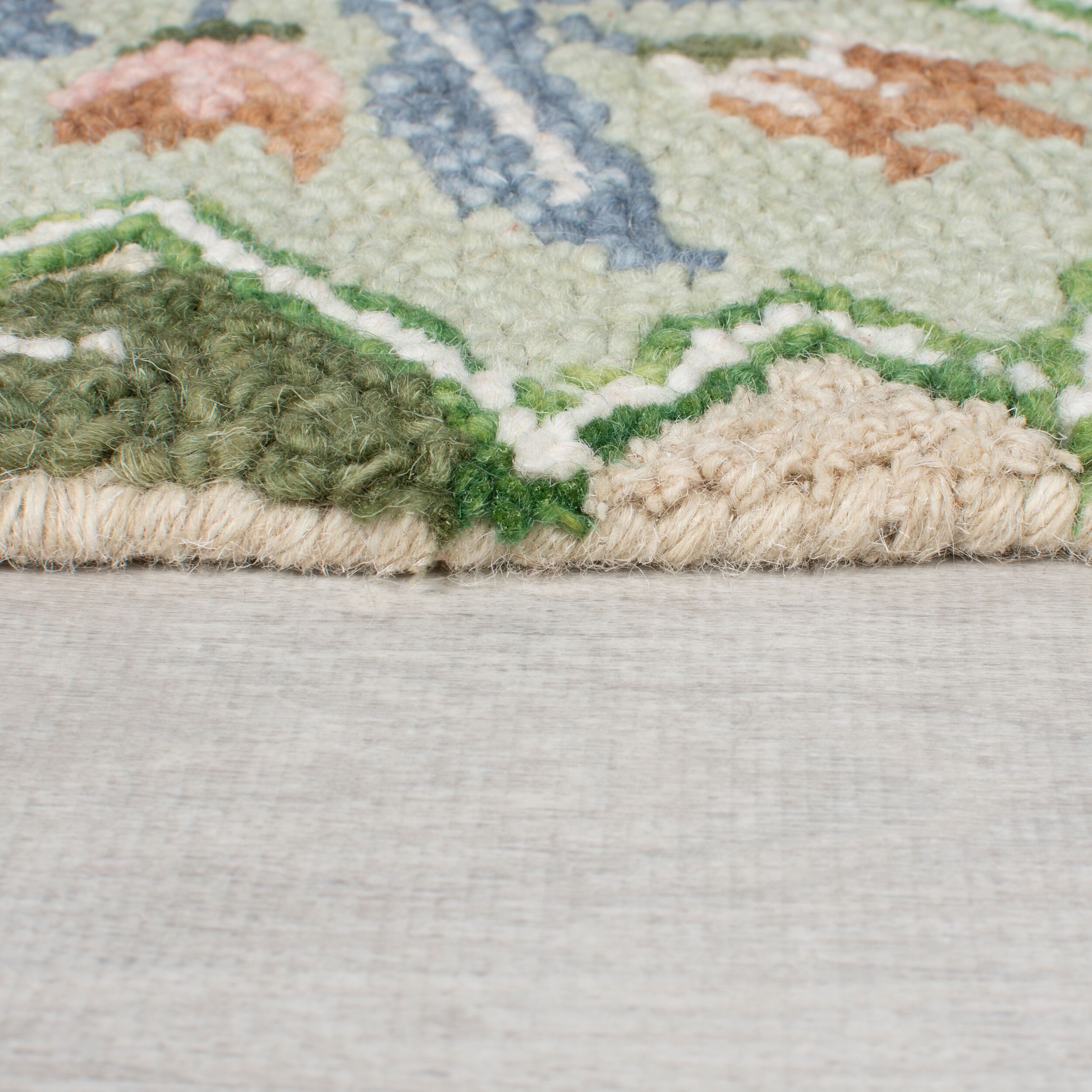 FLAIR RUGS Wollteppich Bryony Floral, rechteckig, Höhe: 10 mm, Wolltepich, Esszimmer, Wohnzimmer, Flur – Bild 4 von 5