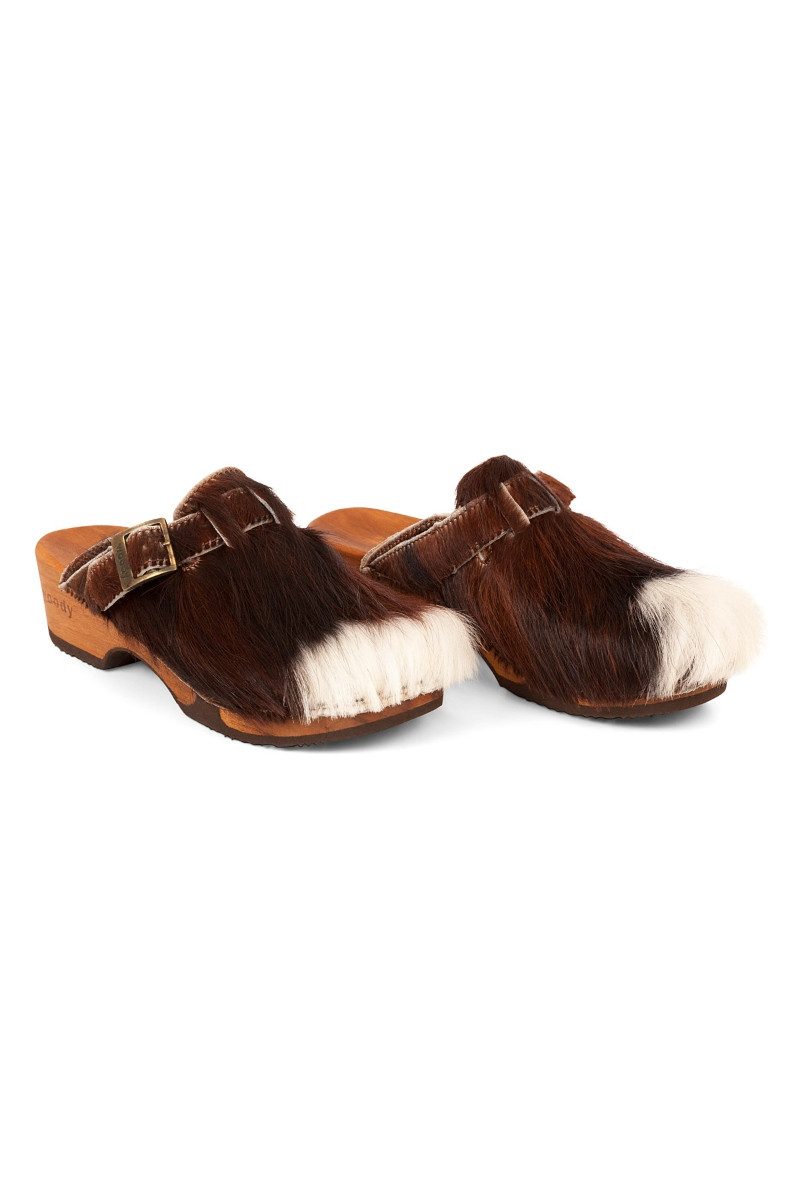 woody GmbH Kuhfell Clogs - MANU FELL - kuhfell Sneaker Ballerinas