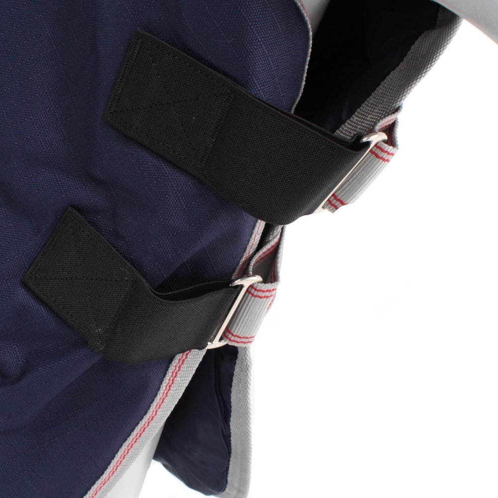 WeatherBeeta Pferde-Regendecke Weatherbeeta Comfitec Essential Combo Lite Plus 50g - navy/silver/red