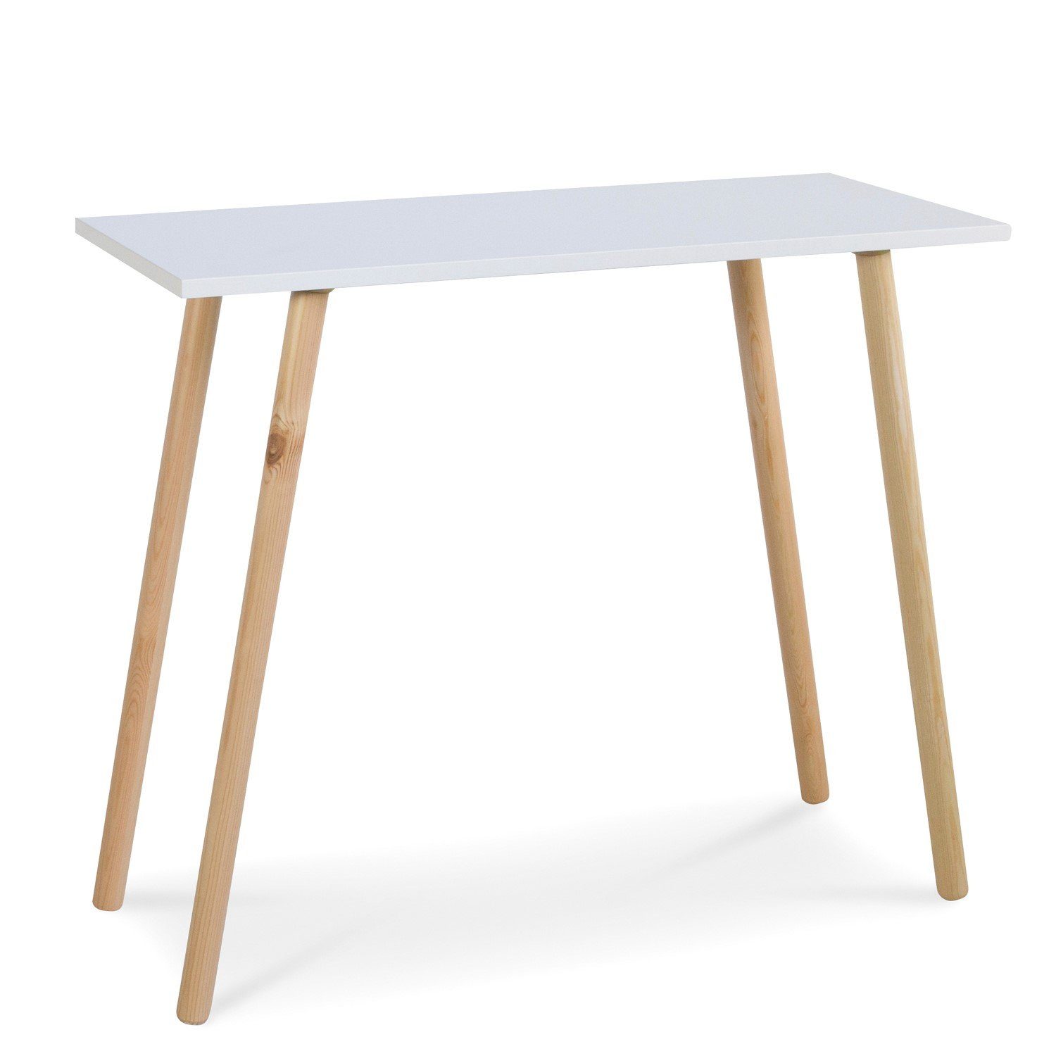 Homestyle4u Konsolentisch Weiß Schreibtisch Wandkonsole schmal günstig online kaufen