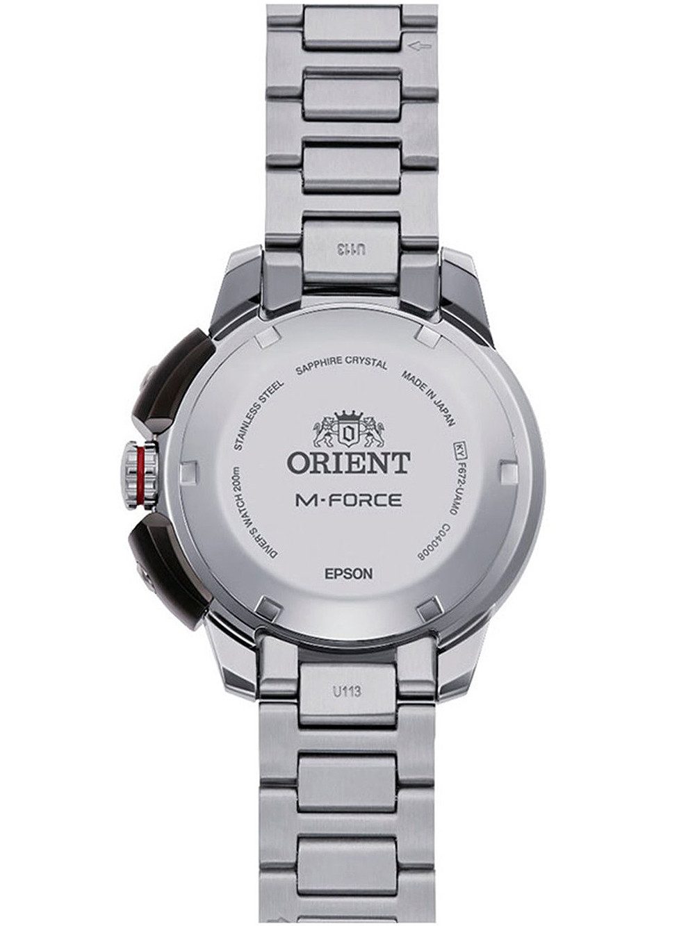 Orient Automatikuhr Orient RA-AC0L01B00B M-Force Automatik Herrenuhr 45mm 20ATM Orient RA-AC0L01B00B M-Force Automatik Herrenuhr 45mm 20ATM