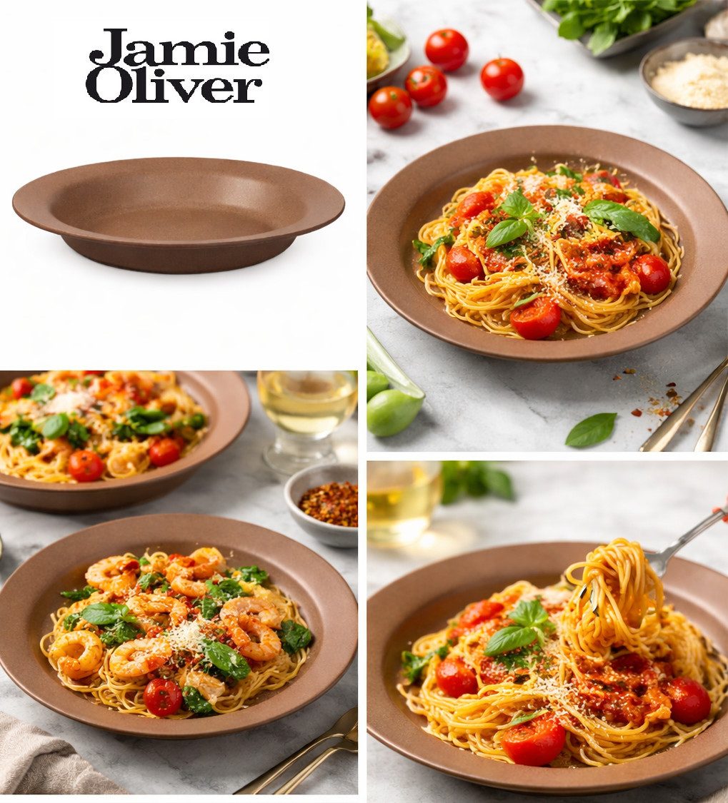 JAMIE OLIVER Teller Jamie Oliver Suppenteller Pastateller 556918 Coffee