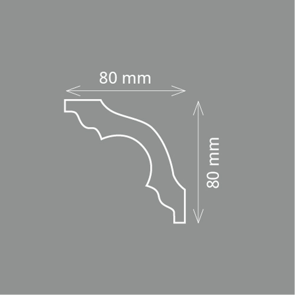 Homestar Zierleiste K 80 (80 x günstig online kaufen