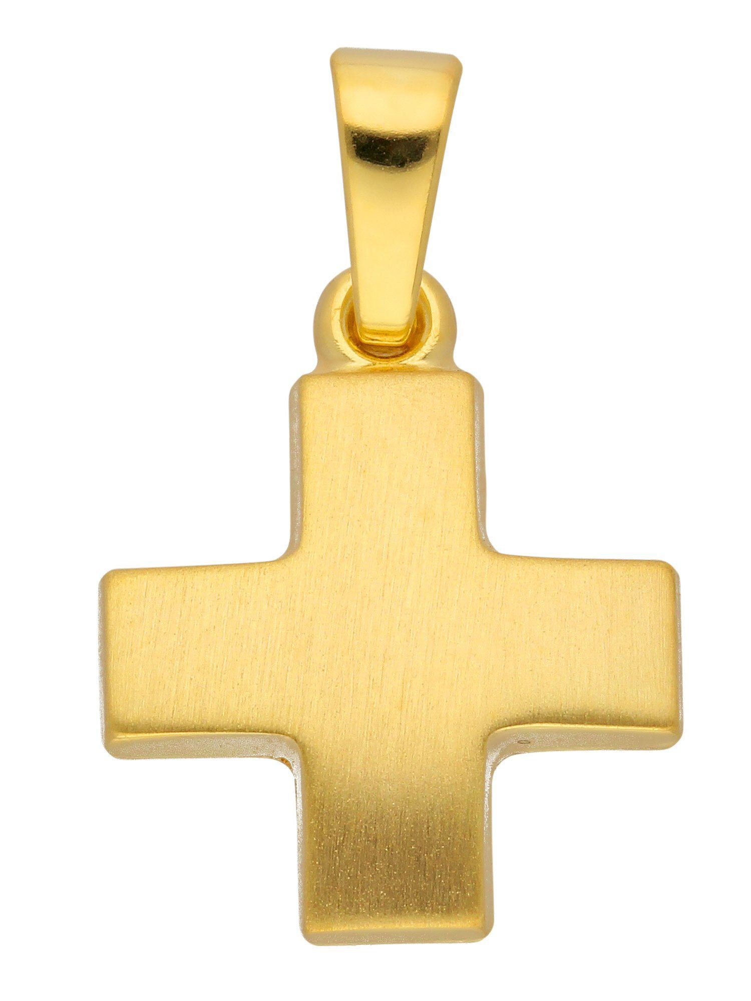 Adelia´s Kettenanhänger 333 Gold Anhänger, Herren für & Damen Goldschmuck Kreuz