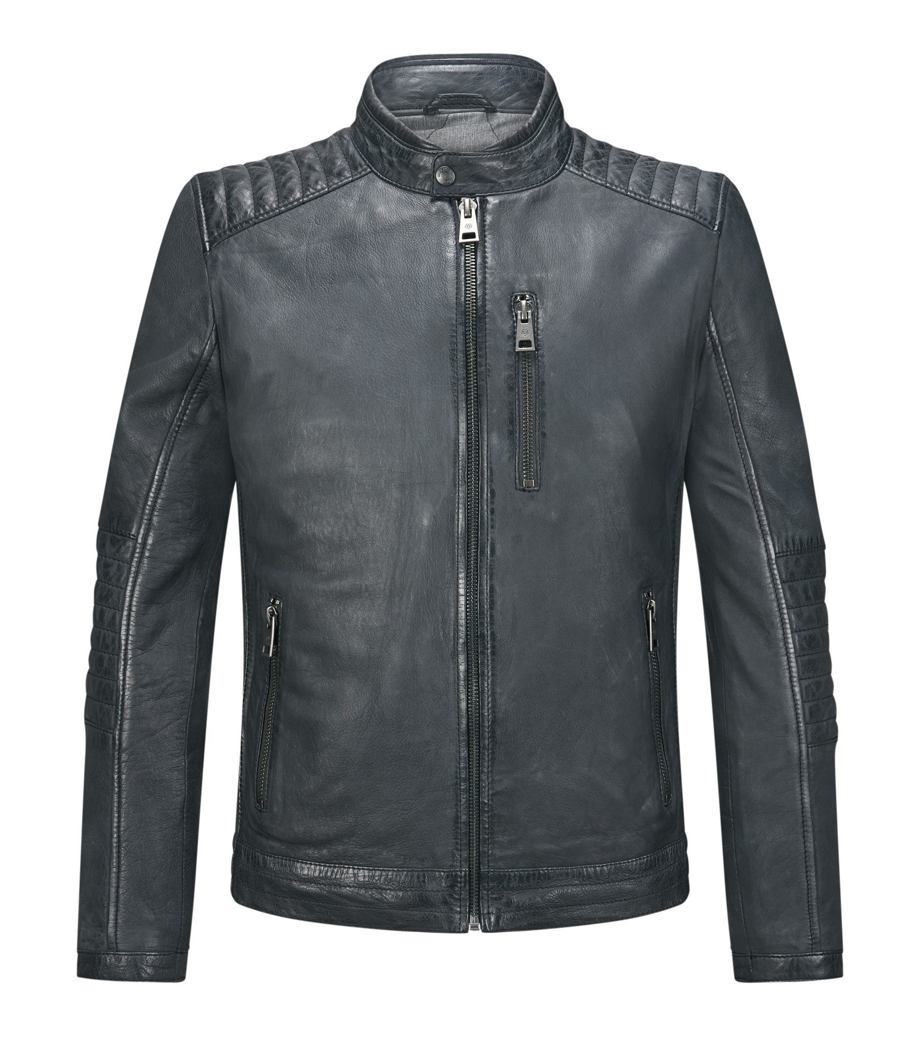 Milestone Lederjacke MSFloriano lässige Bikerjacke im günstig online kaufen