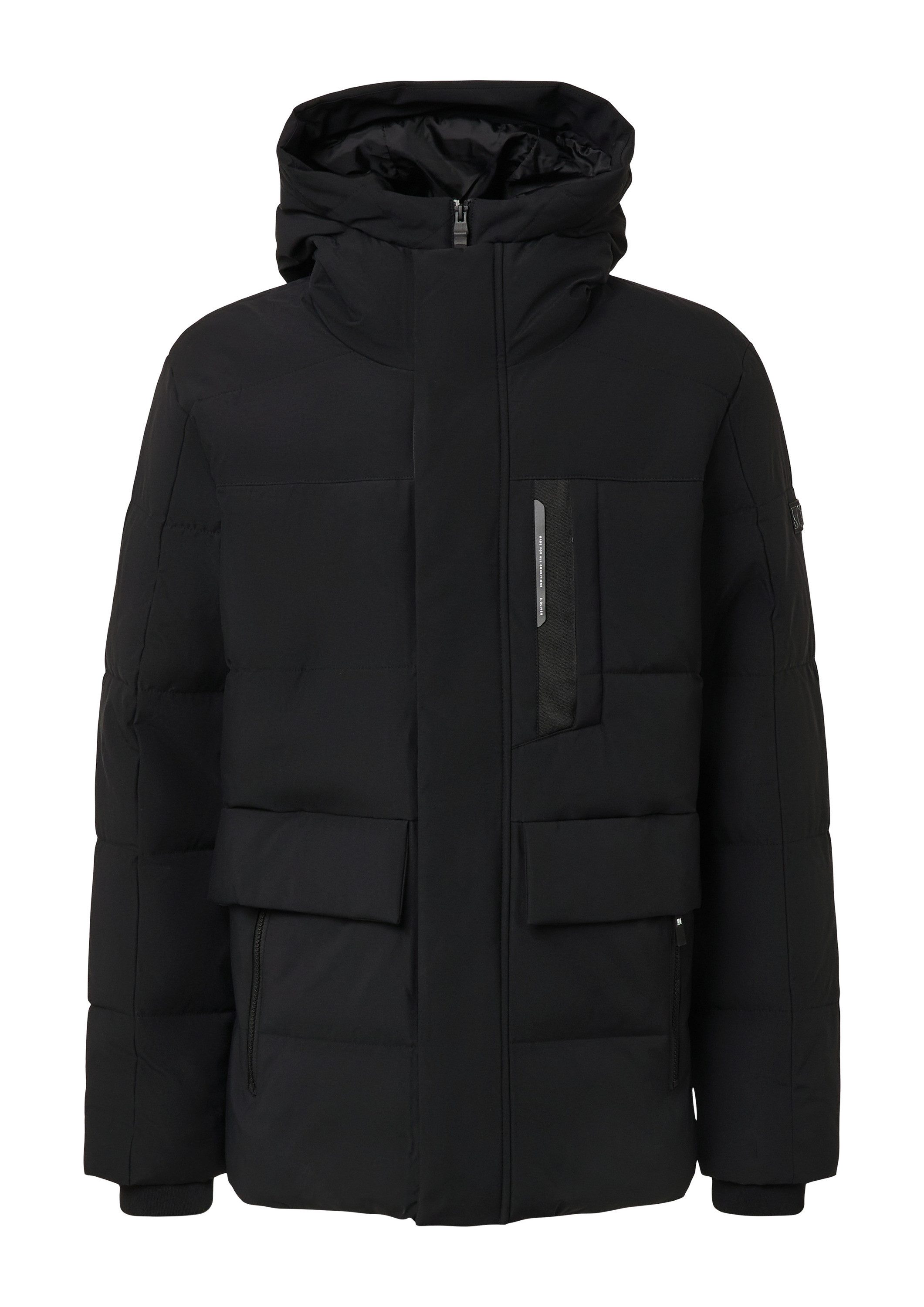 s.Oliver Winterjacke Outdoor-Jacke Wasserabweisender Puffer-Parka mit Kapuz günstig online kaufen