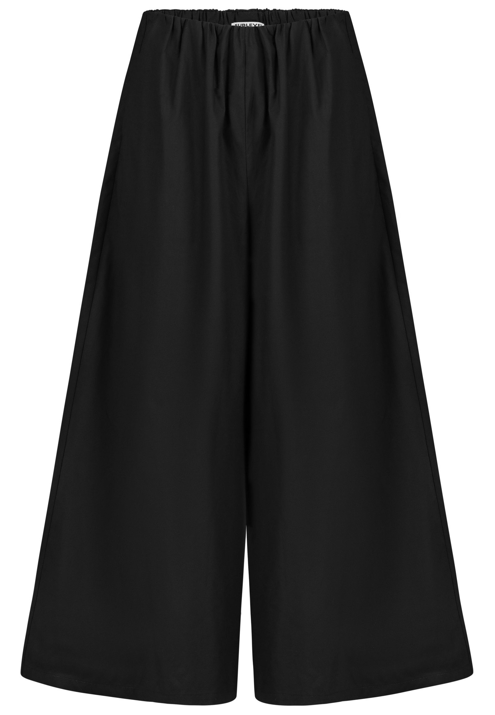 SUBLEVEL Stoffhose Damen Palazzohose mit weitem Bein Culotte Hose, sehr weites Bein