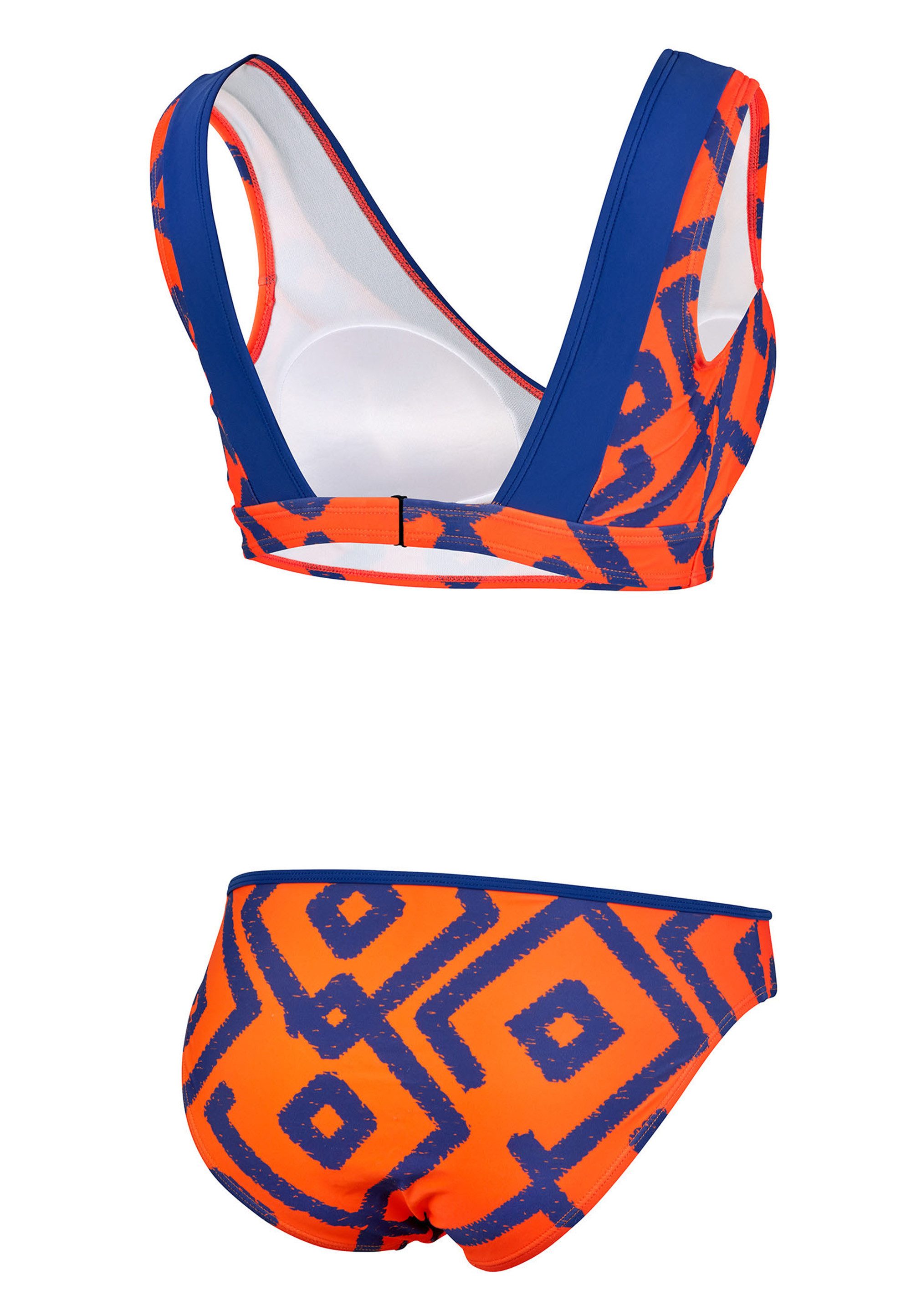 Beco Beermann Triangel-Bikini-Top Inka Graphic, mit fantasievollem Inka-Muster
