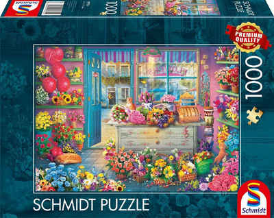 Schmidt Spiele Puzzle Bunter Blumenladen, 1000 Puzzleteile