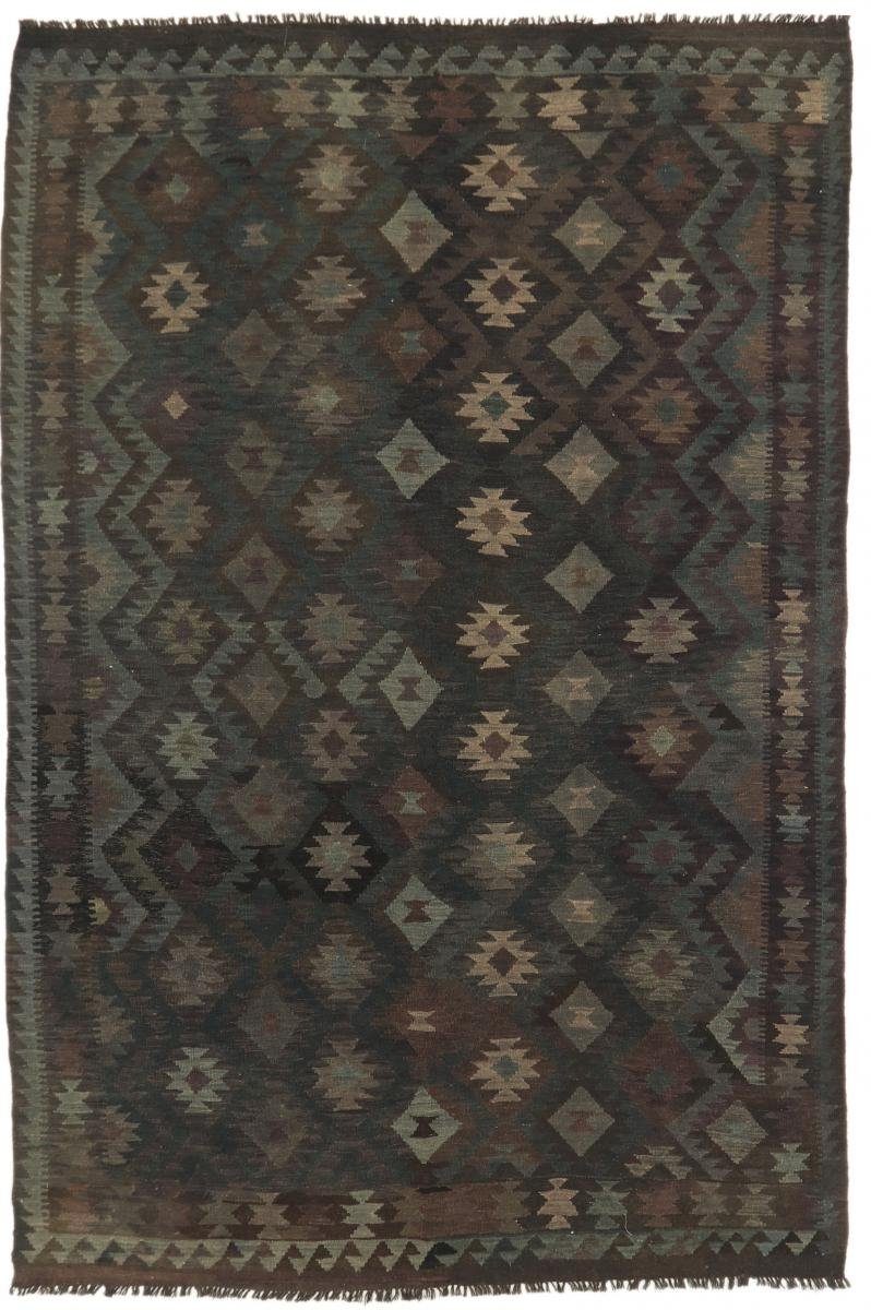 Orientteppich Kelim Afghan Heritage Höhe: Moderner 197x299 Trading, mm 3 Orientteppich, Nain Handgewebter rechteckig