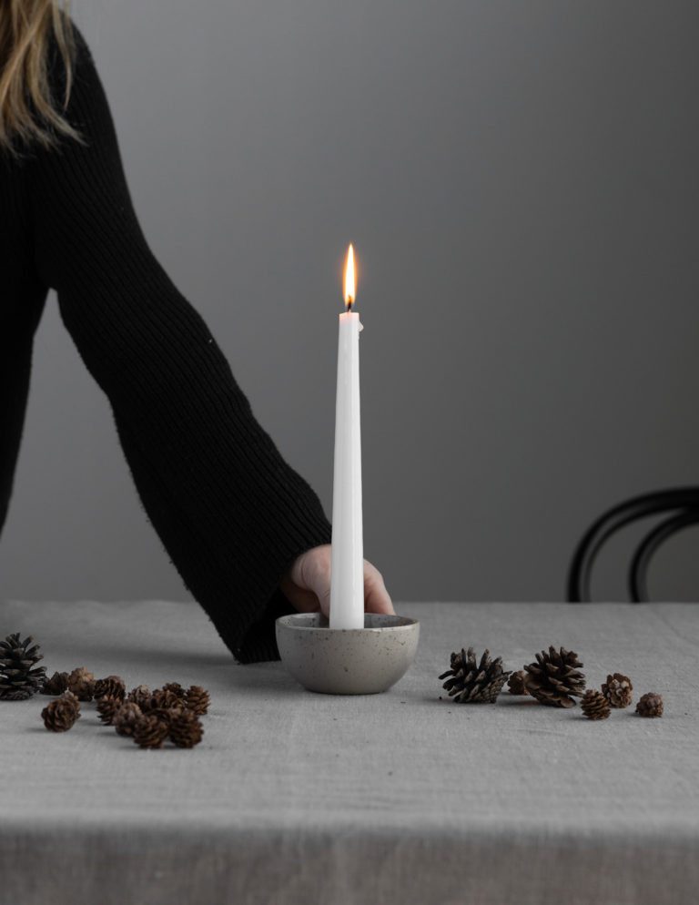 Storefactory Kerzenständer Kerzenhalter LIDATORP Mini natur glänzend, Ø 10x günstig online kaufen